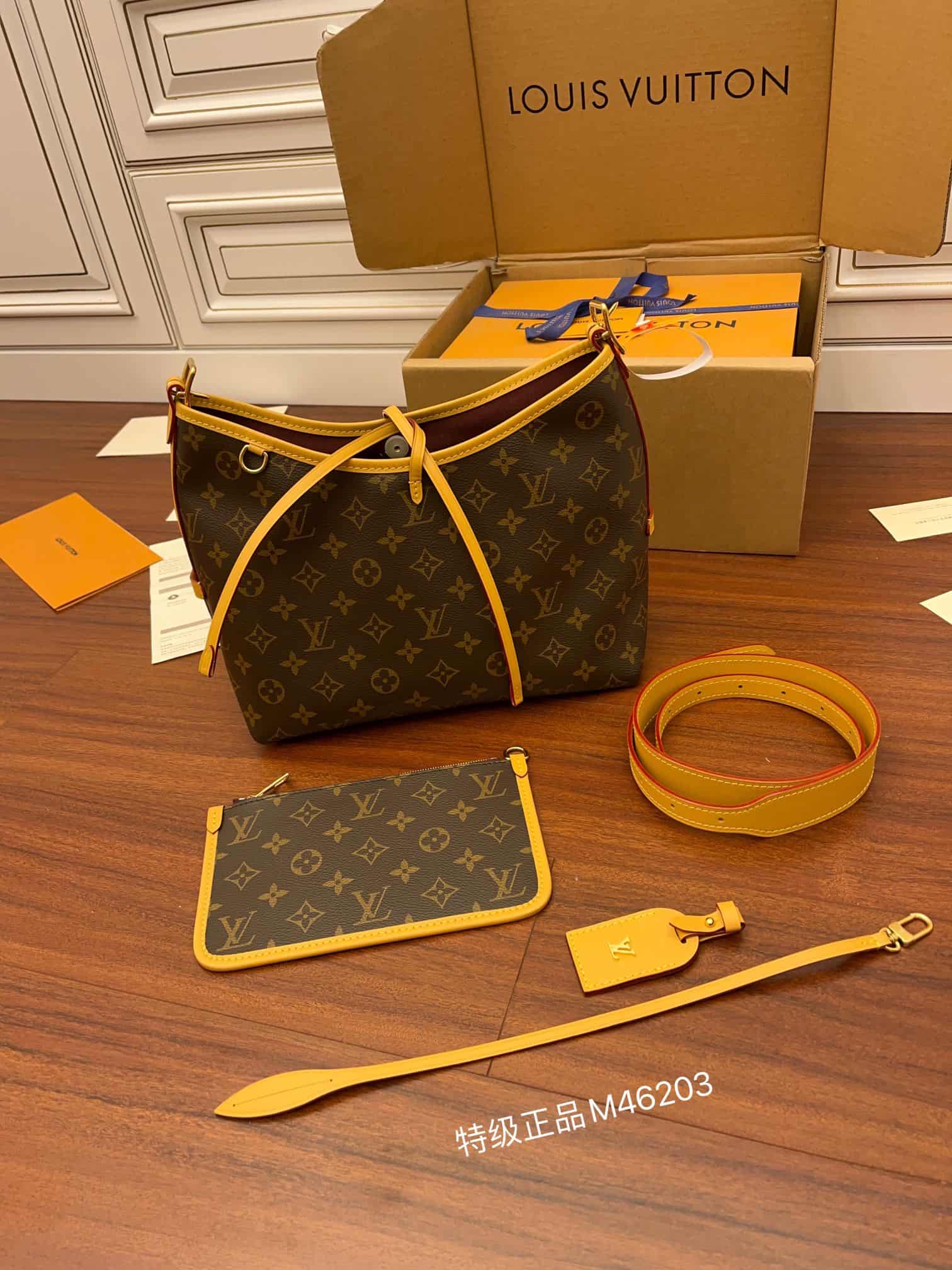Louis Vuitton CarryAll PM M46203 Monogram coated canvas TOP