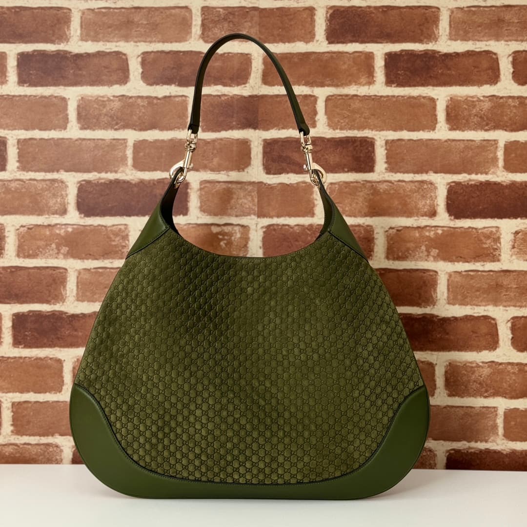 Gucci Large B shoulder bag with micro GG monogram 815924 High