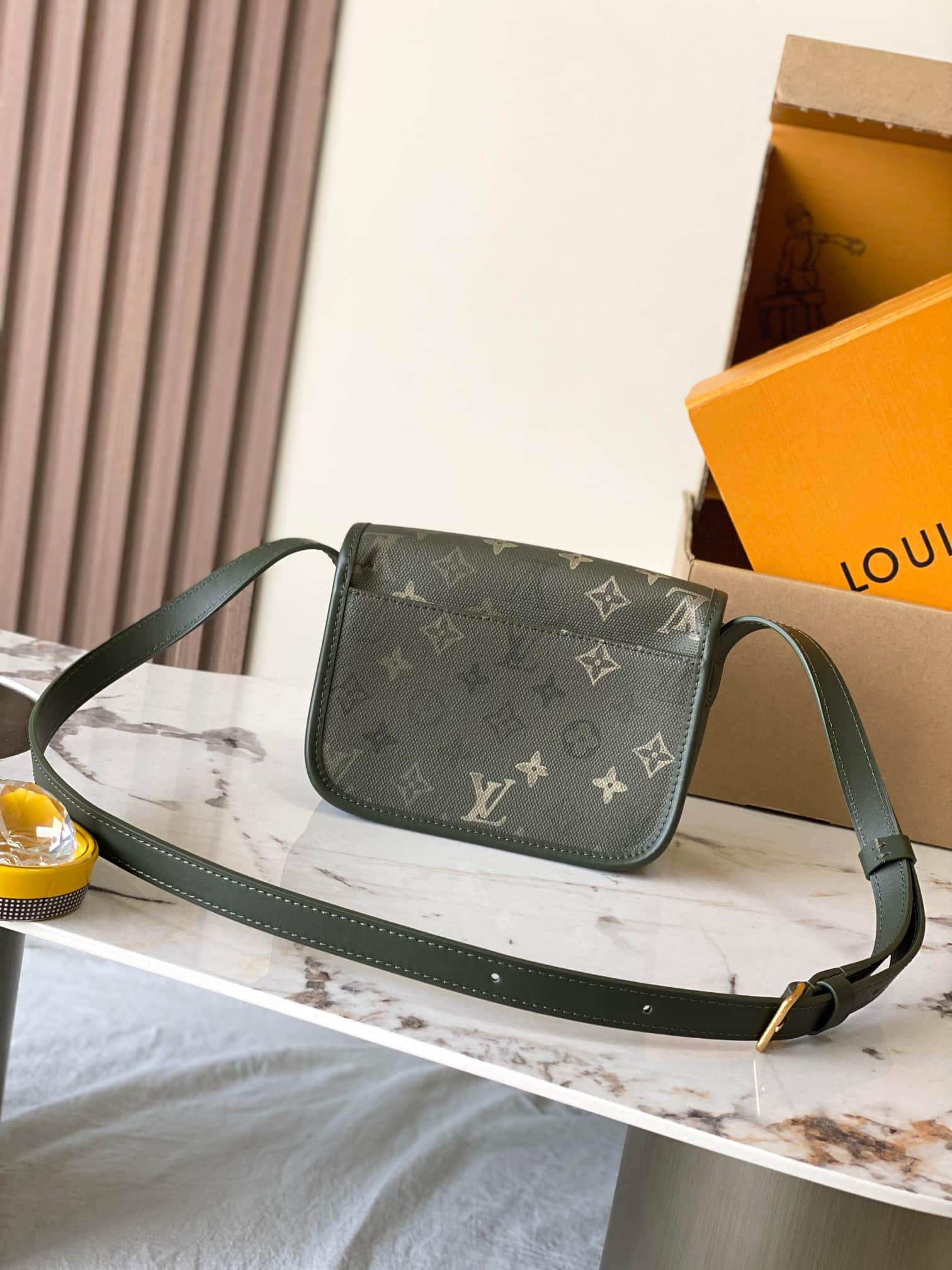 Louis Vuitton Satchel Wearable Wallet Khaki Monogram Surplus coated canvas M26969 Top