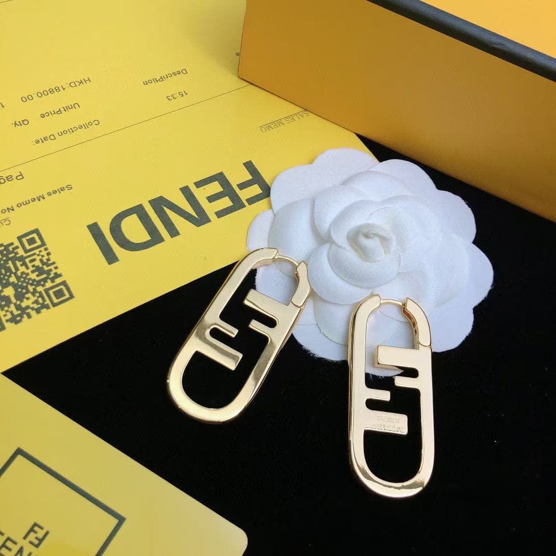 Fendi O'Lock Earrings High