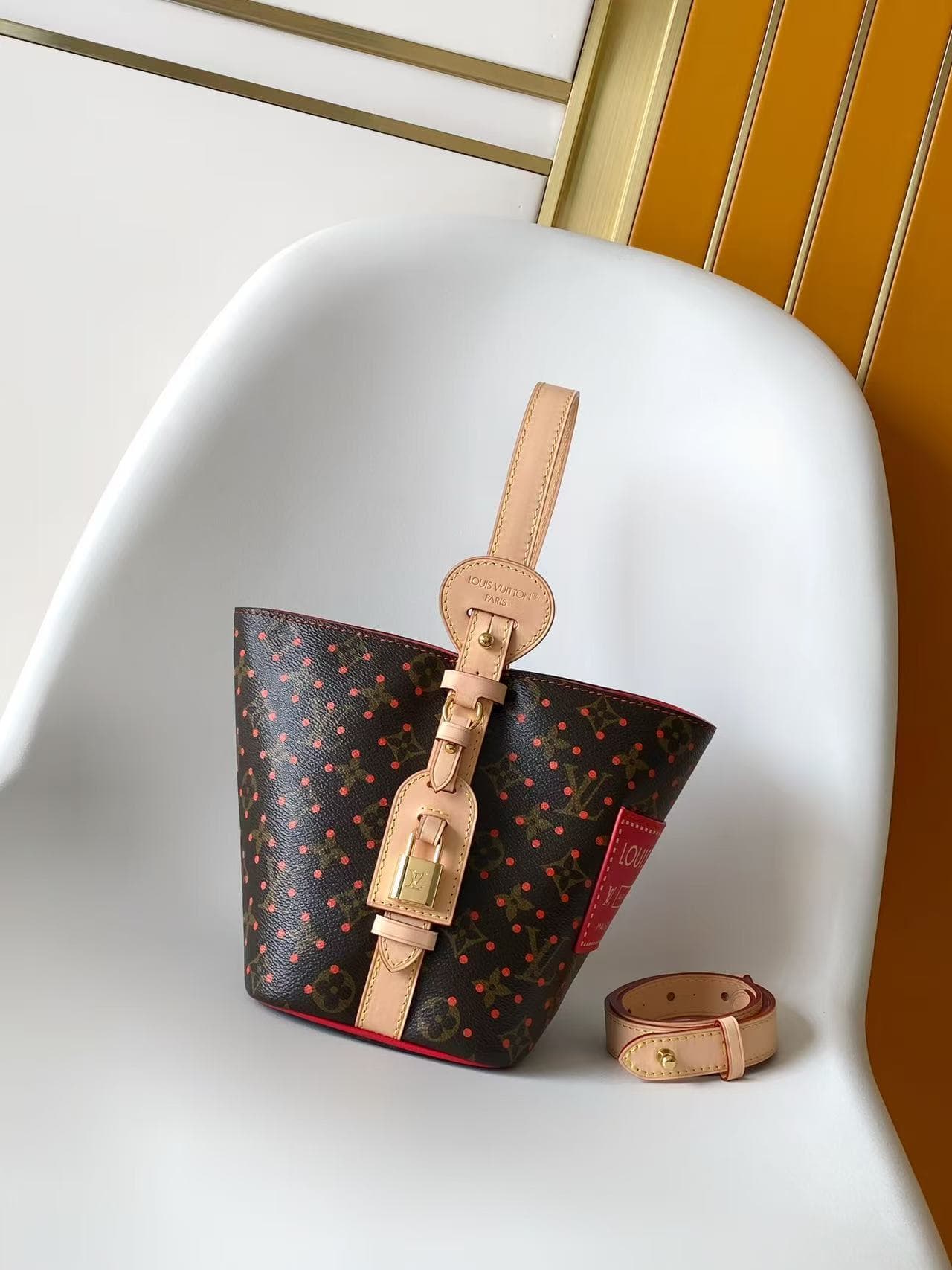 Louis Vuitton All In BB Vibrant Red Monogram coated canvas M29076 High
