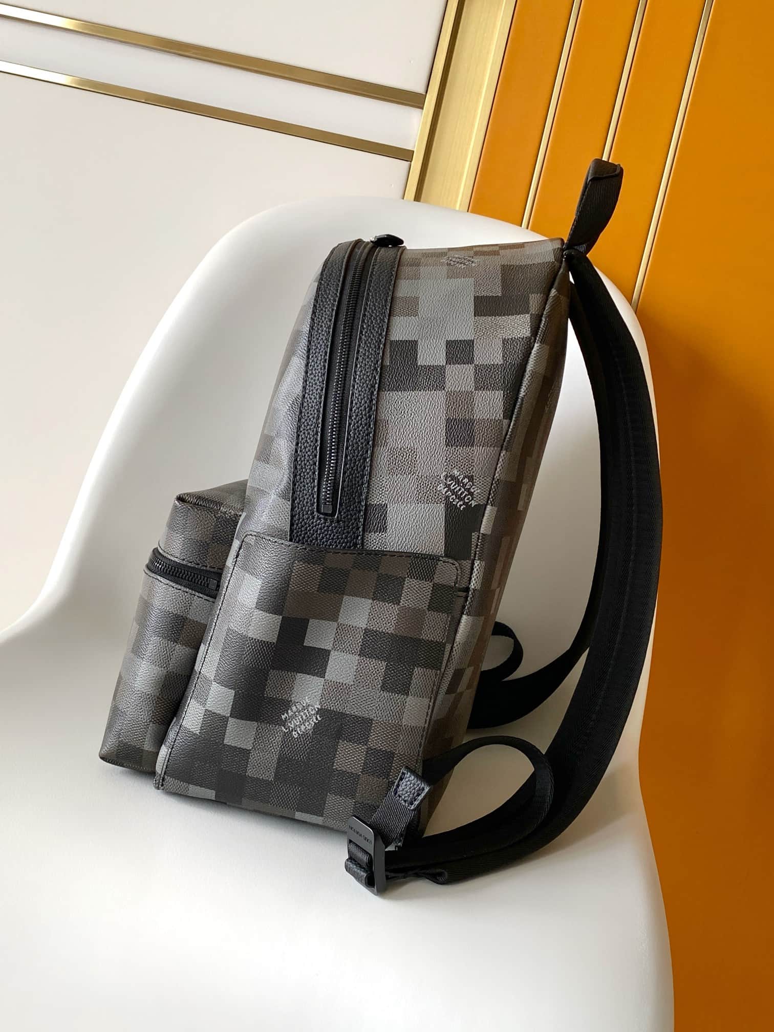 Louis Vuitton Discovery Backpack PM Black Damouflage coated canvas M28789 High