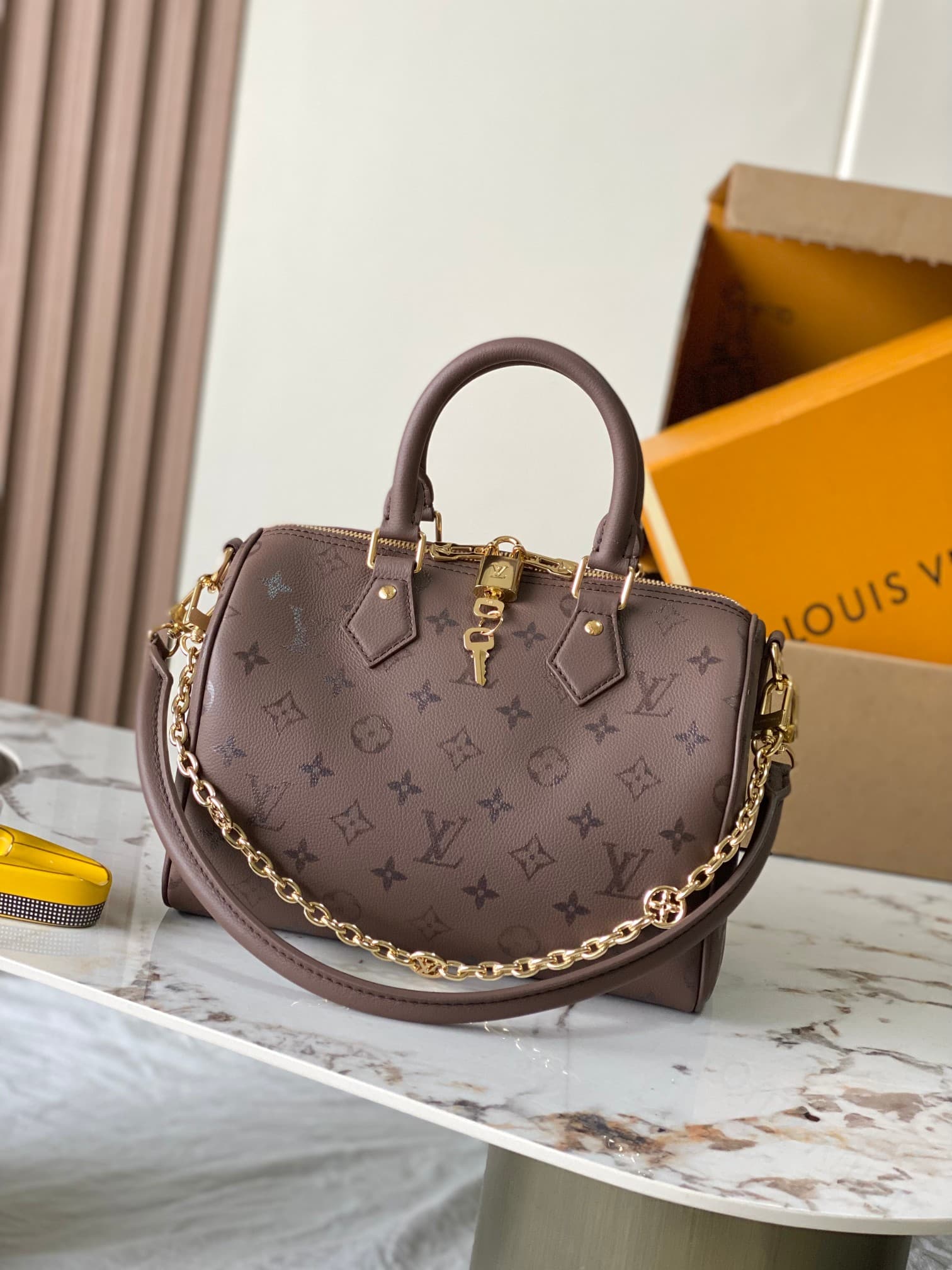 Louis Vuitton Speedy Bandoulière 25 Brown Calf leather M26691 TOP