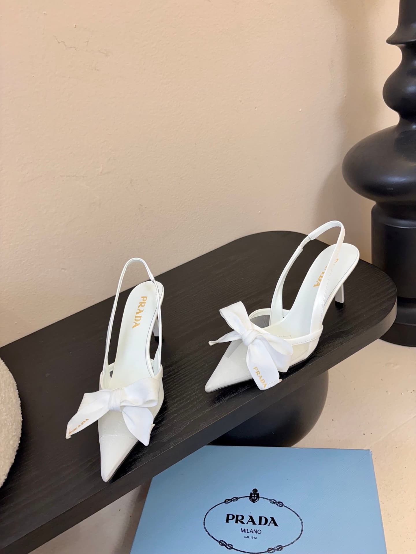 Prada Leather Slingback Pumps Women