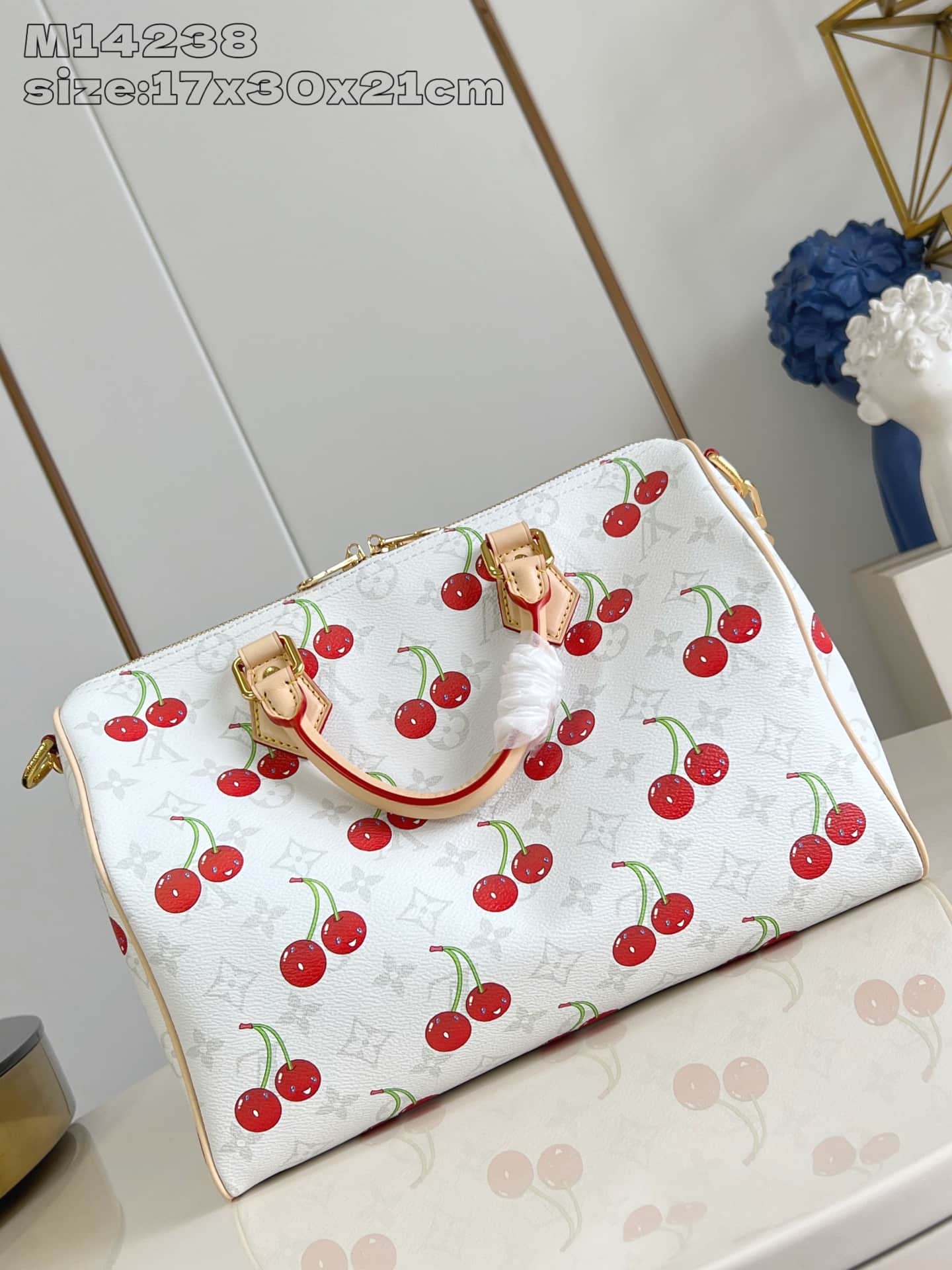 Louis Vuitton x Murakami Speedy Soft Bandoulière 30 Monogram cherry coated canvas M14238 High
