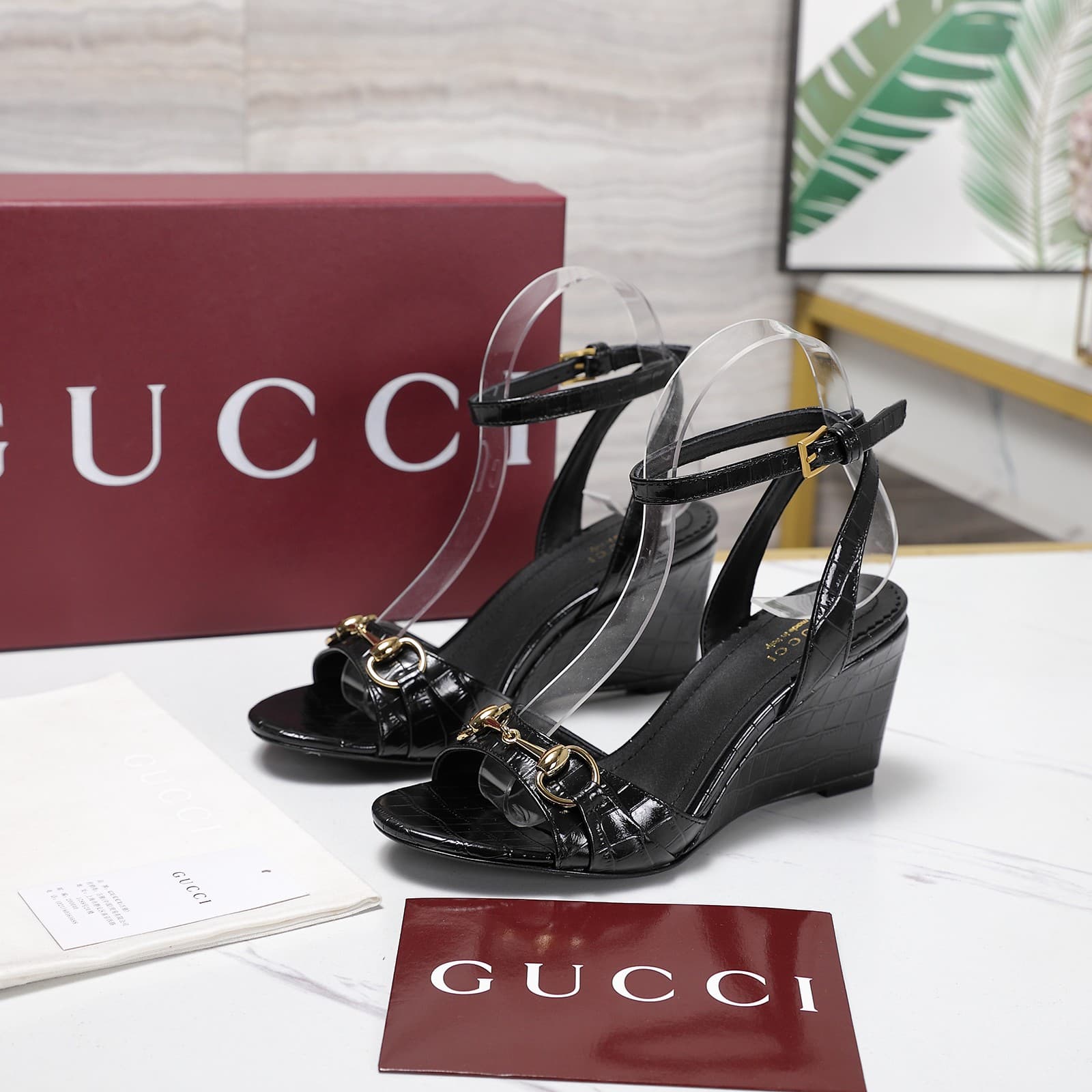 Gucci Donna 80 Wedge Sandals Women