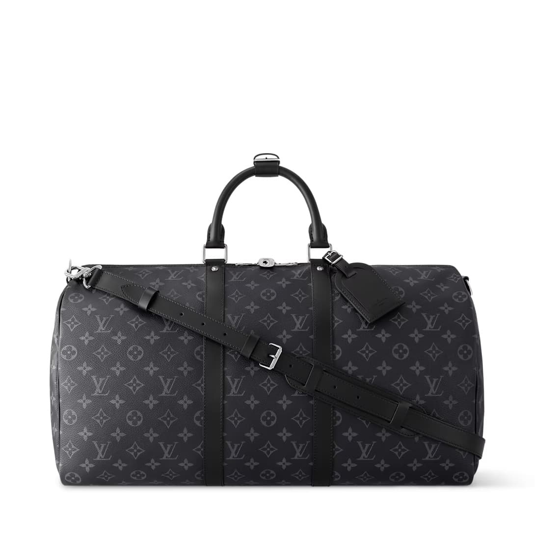 Louis Vuitton Keepall Bandoulière 50 Monogram Eclipse coated canvas M14202 TOP