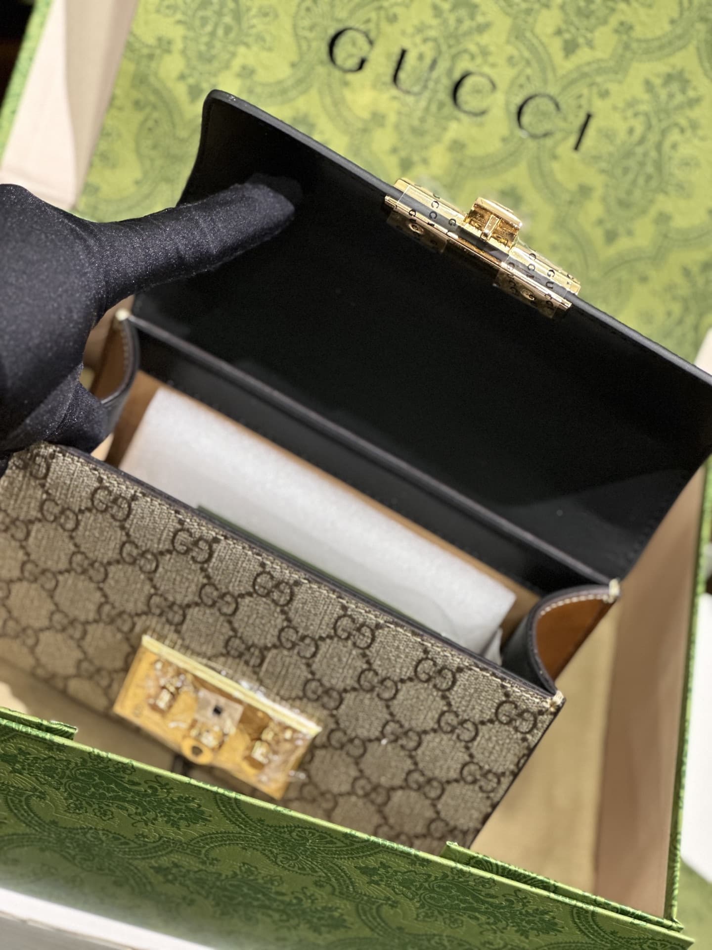 GUCCI PADLOCK SMALL SHOULDER BAG ‎409487