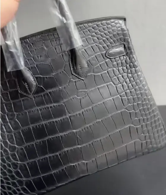 Hermes Birkin 25/30/35cm Bag Matt Crocodile Leather In Black WAX High Customizing Style