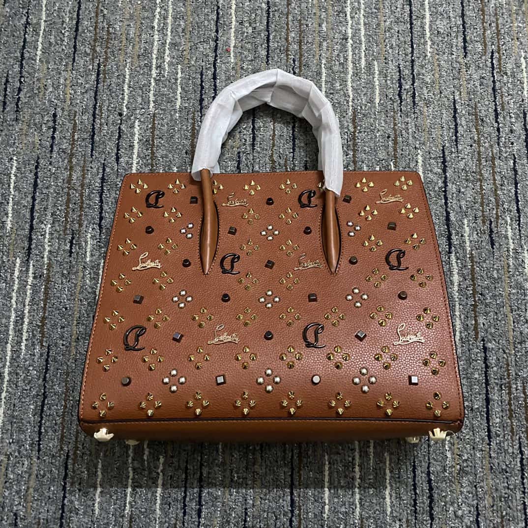 Christian Louboutin Paloma Medium Bag Calf Leather And Spikes High
