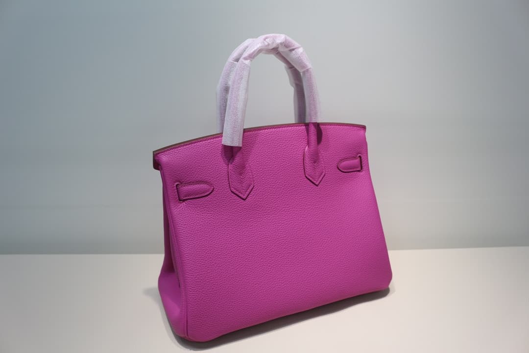 Hermes Birkin 25/30/35cm Bag Togo Leather In Magnolia WAX High