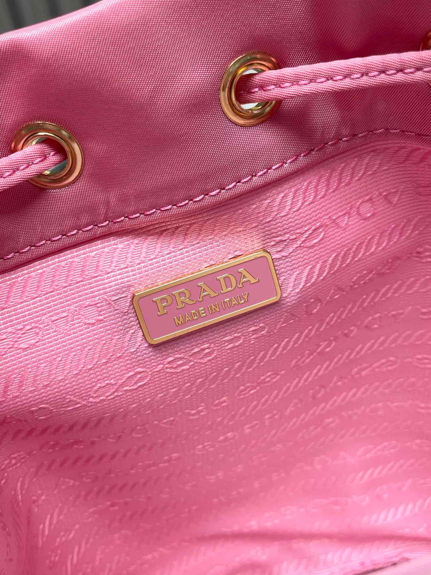 Prada Re-Edition 1978 Re-Nylon mini-bag 1BE067 Begonia Pink High