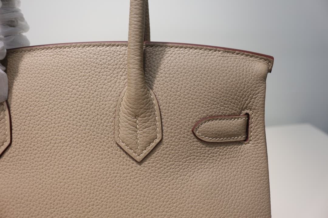 Hermes Birkin 25/30/35cm Bag Togo Leather In Trench WAX High