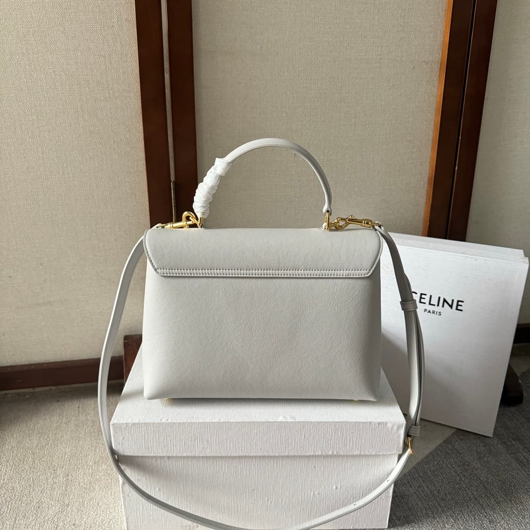 Celine Small Nino bag in Light Grey Supple Calfskin High