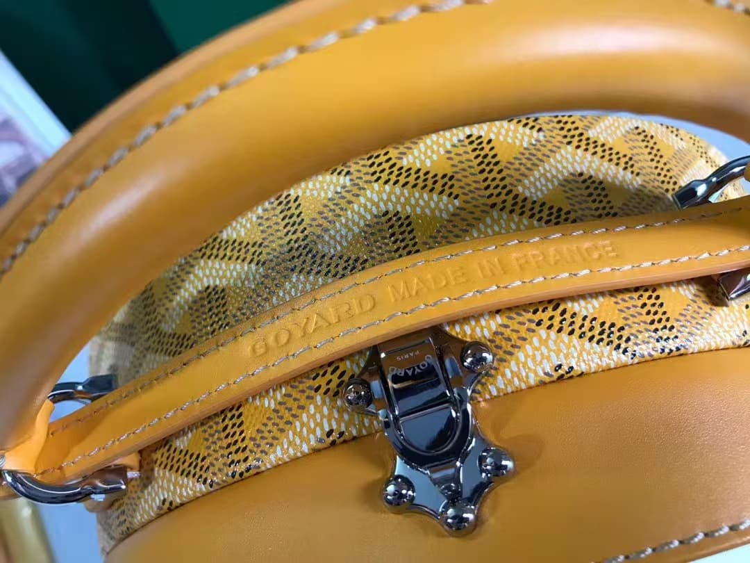 The Alto Hatbox Trunk Bag Goyardine Canvas & Cervon Calfskin High