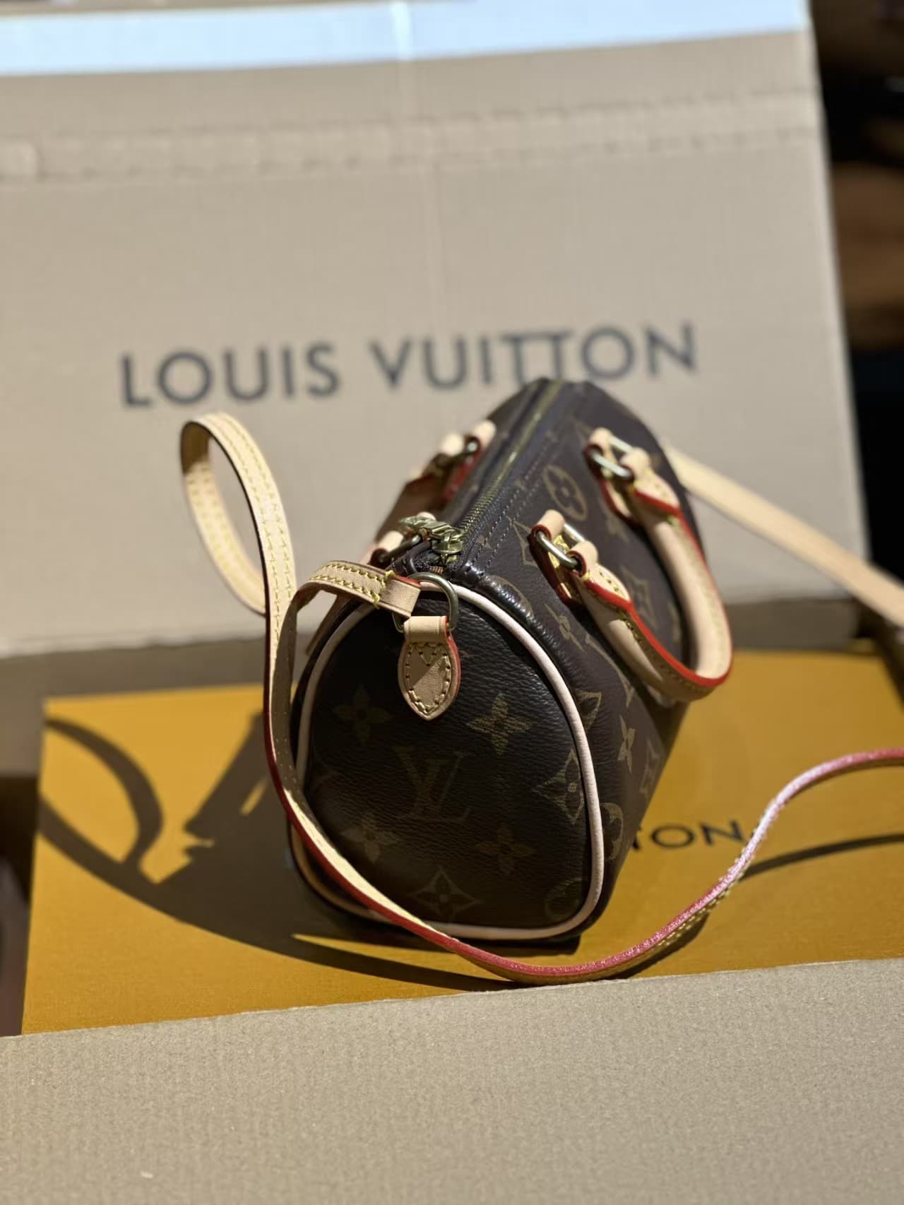 Louis Vuitton Nano Speedy Bag Monogram Canvas M61252 High