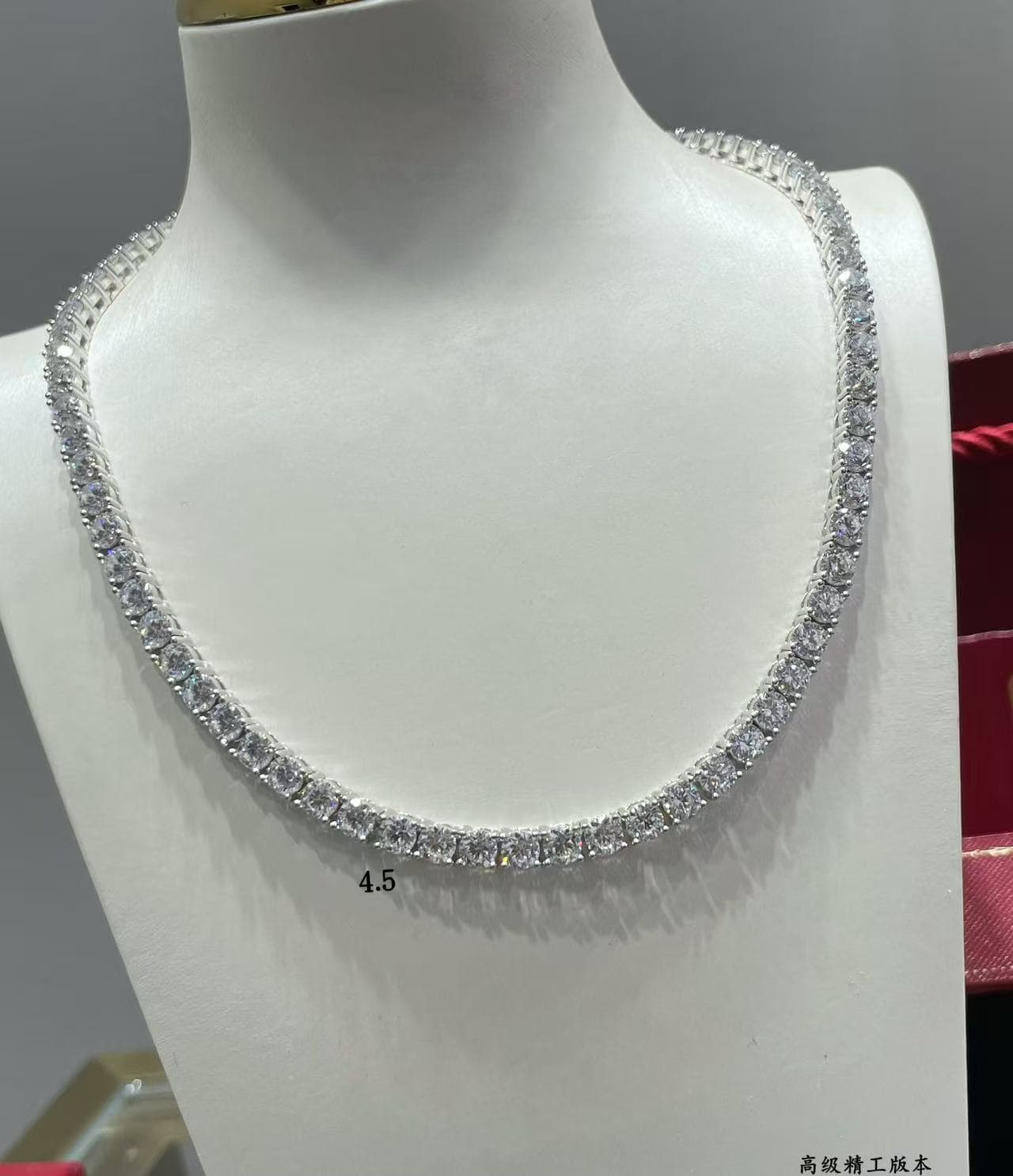 Cartier Necklace Hand-set high carbon diamonds 21753
