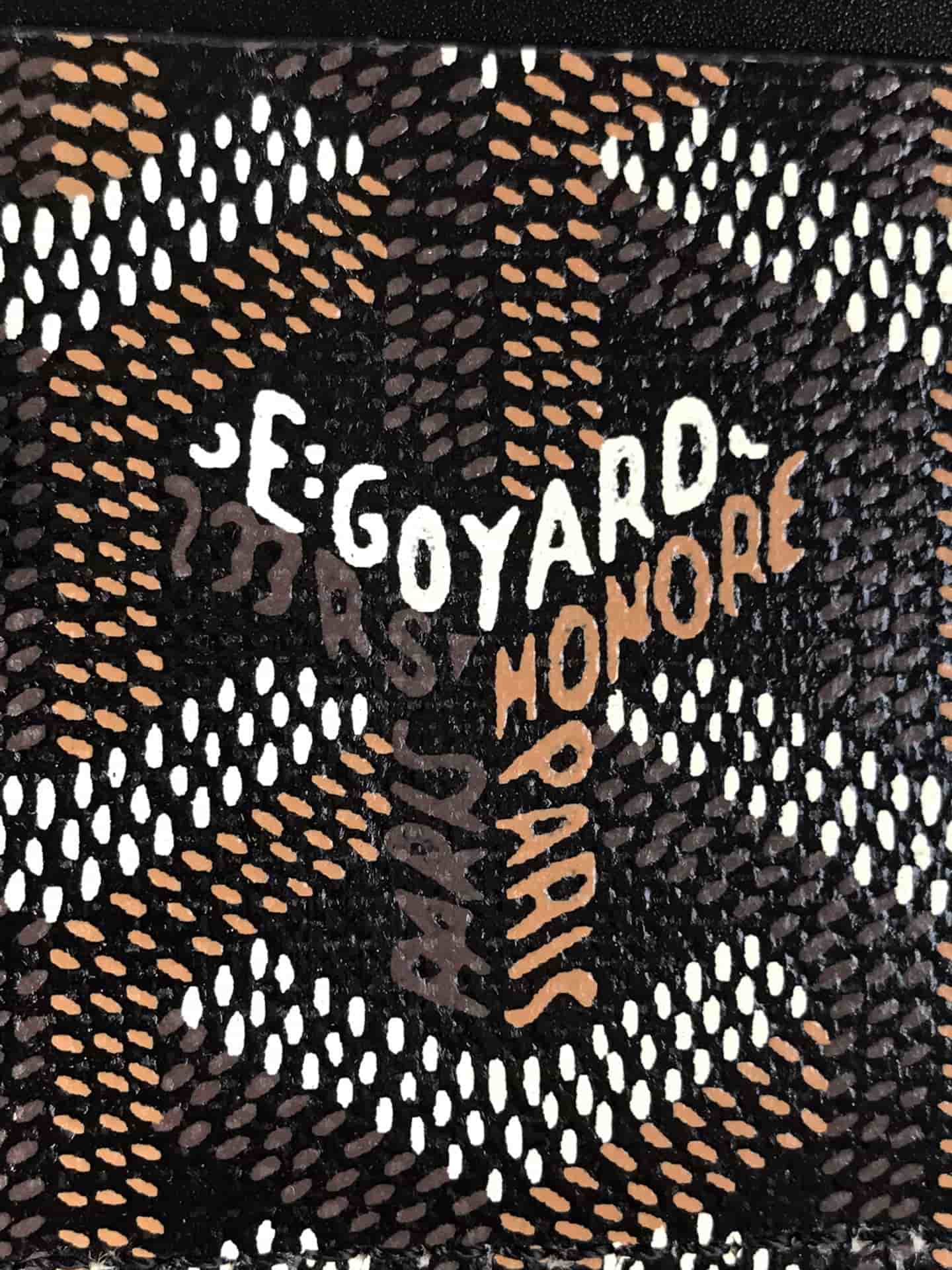 Goyard Saint Sulpice Card Wallet Black High