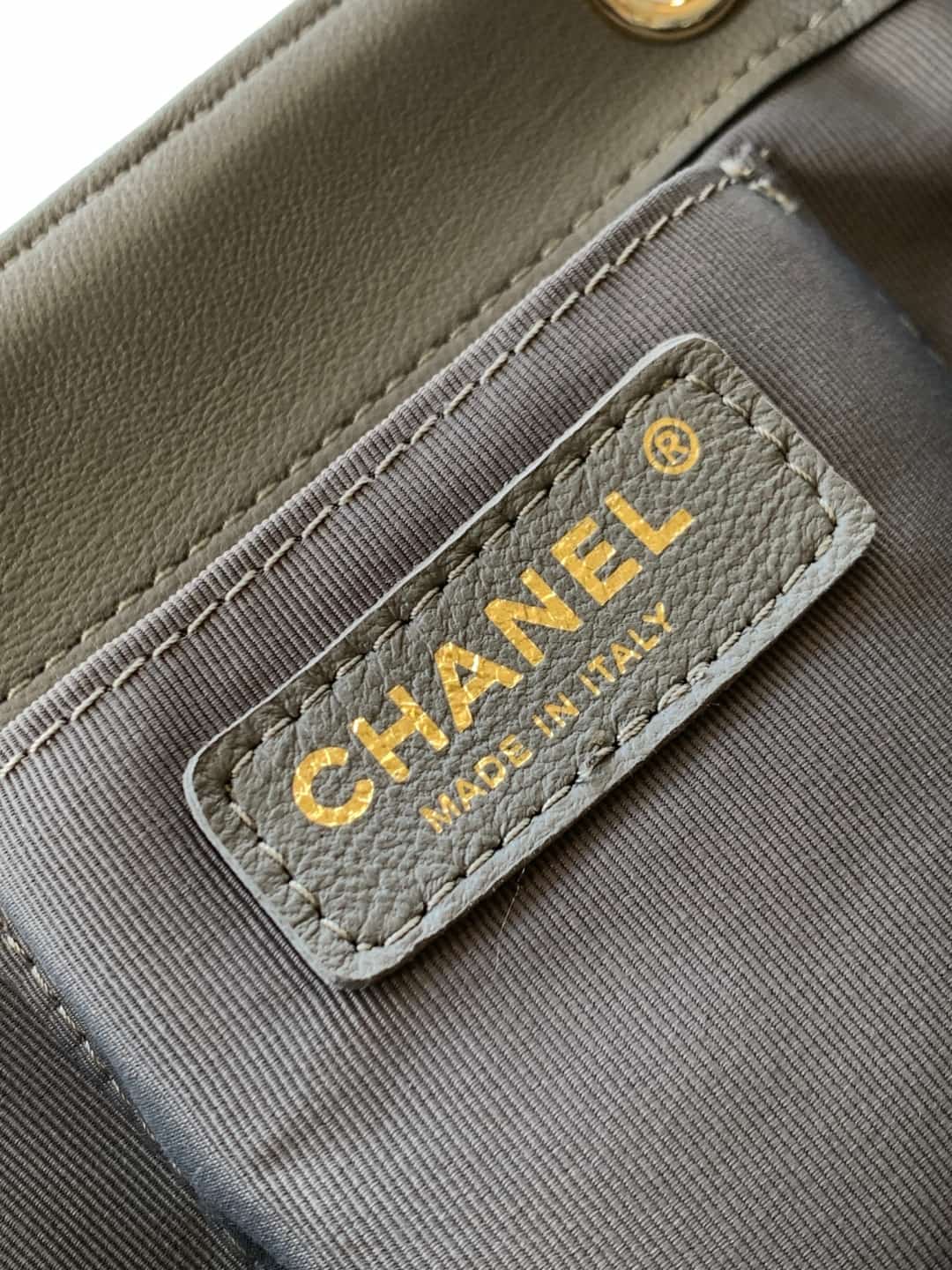 Chanel Medium Quilted Duma Backpack Lambskin AS3618 Grey A