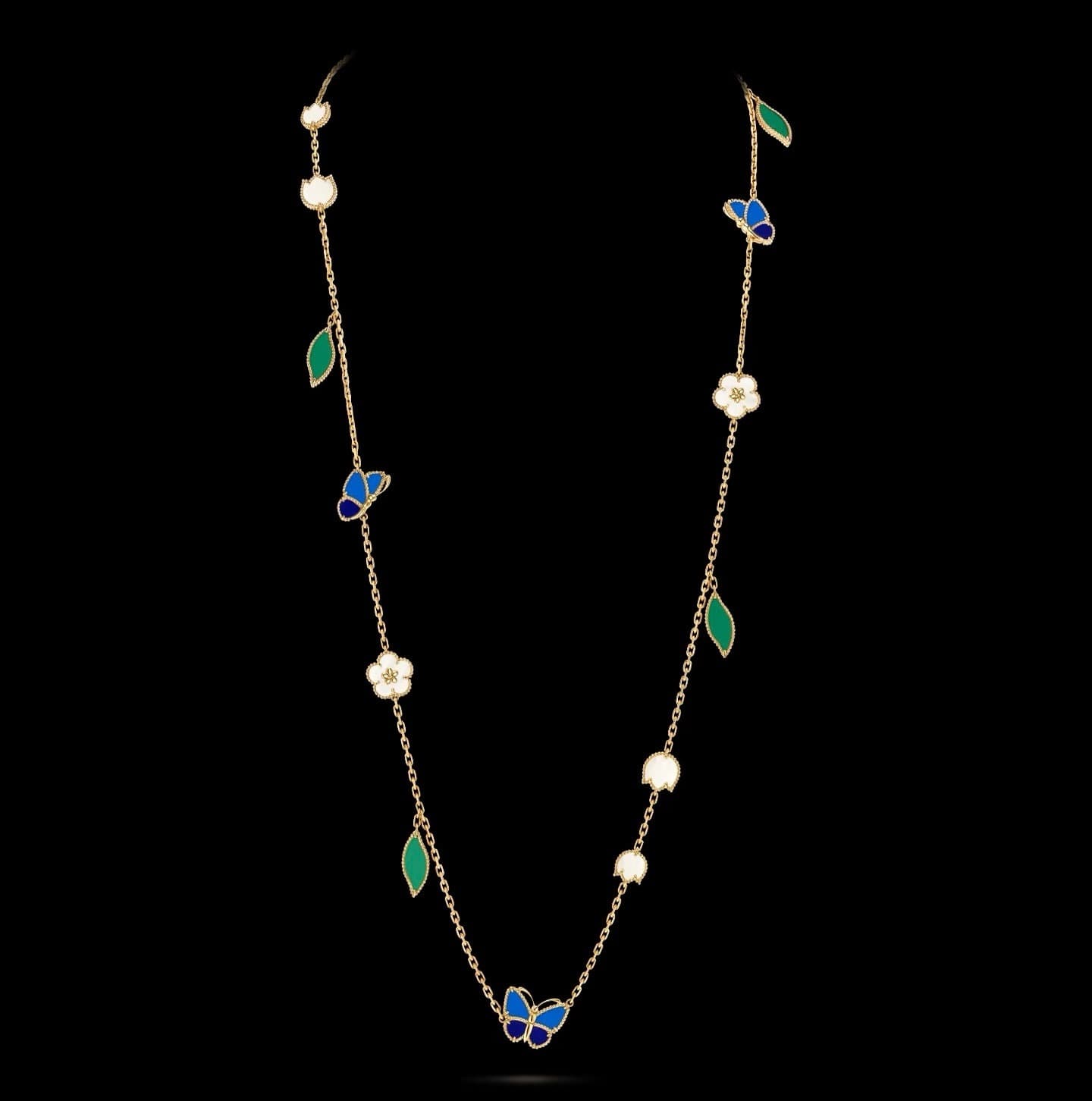 Van Cleef & Arpels Lucky Spring Butterfly Long Necklace High