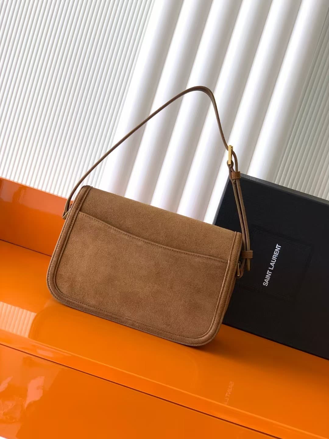 SAINT LAURENT SOLFERINO SMALL IN SUEDE High