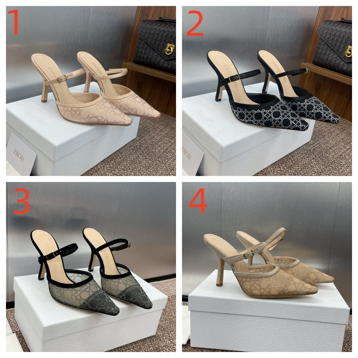 Dior Capture Heeled Mule shoes High Women