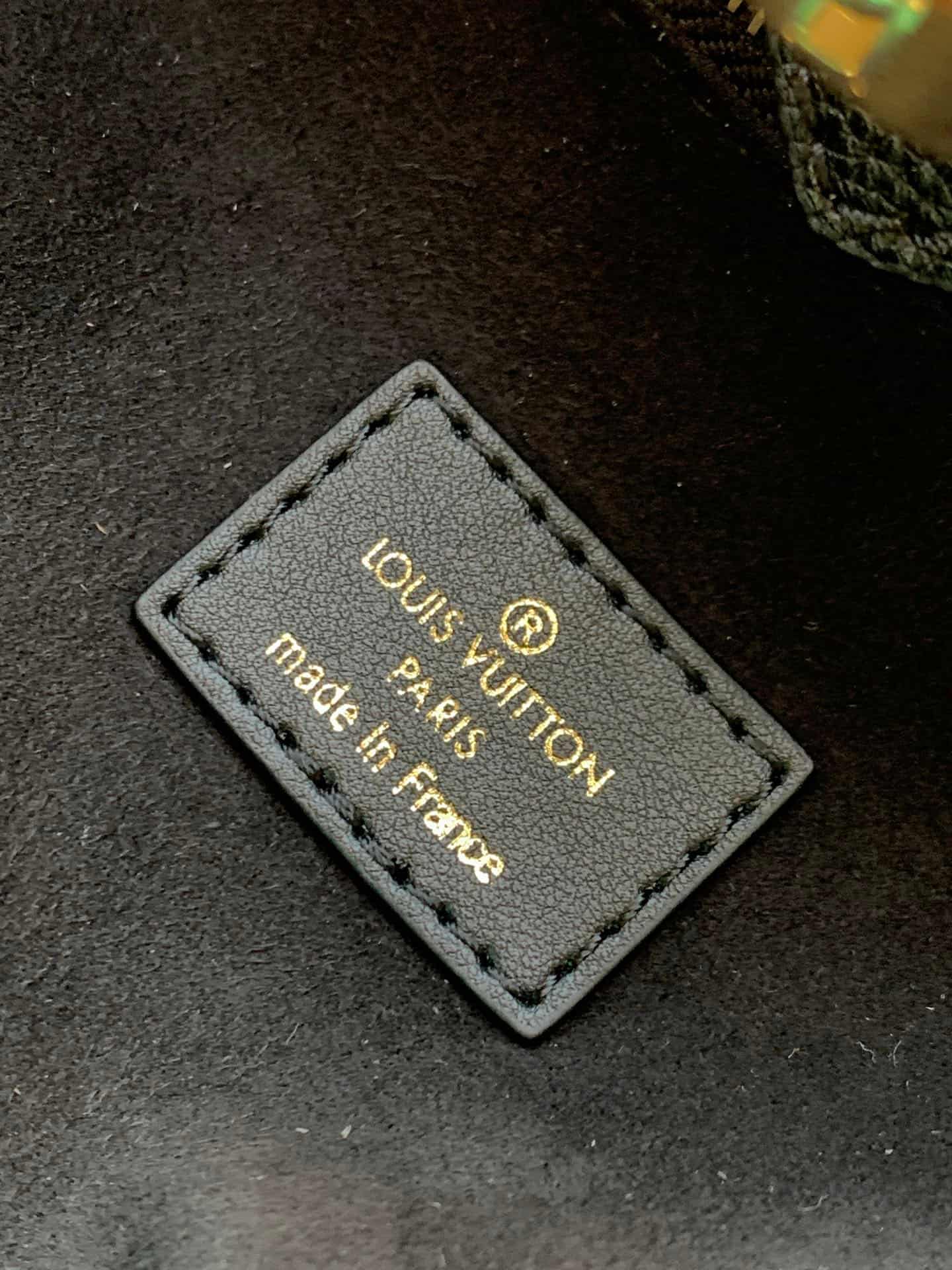 Louis Vuitton On My Side PM Black Monogram coated canvas and calf leather M57728 High