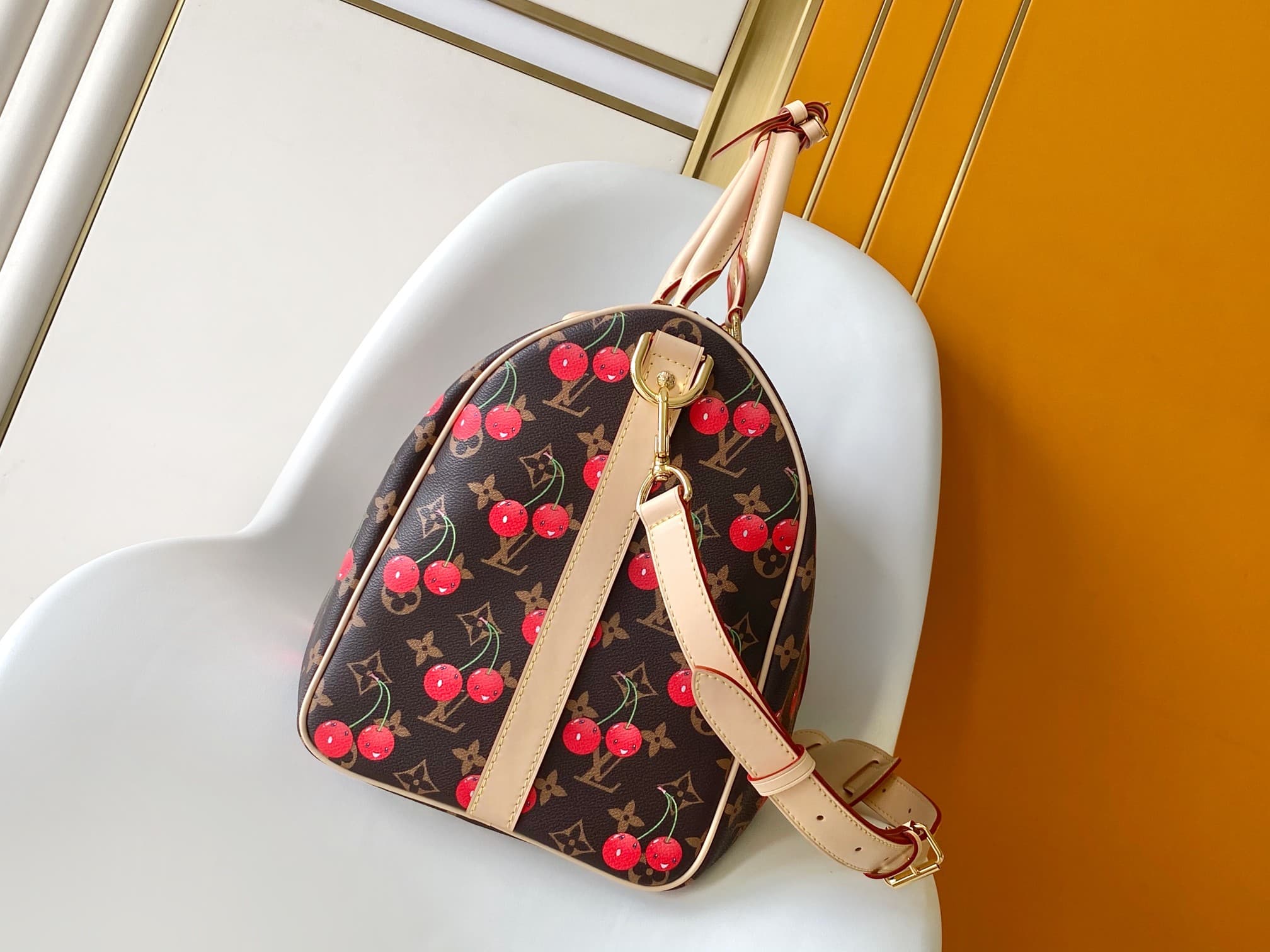 Louis Vuitton x Murakami Keepall Bandoulière 45 Monogram coated canvas M13764 High