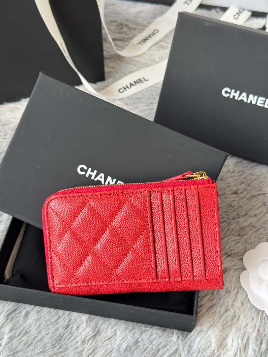 Chanel Classic Zipped Card Holder AP3179 A