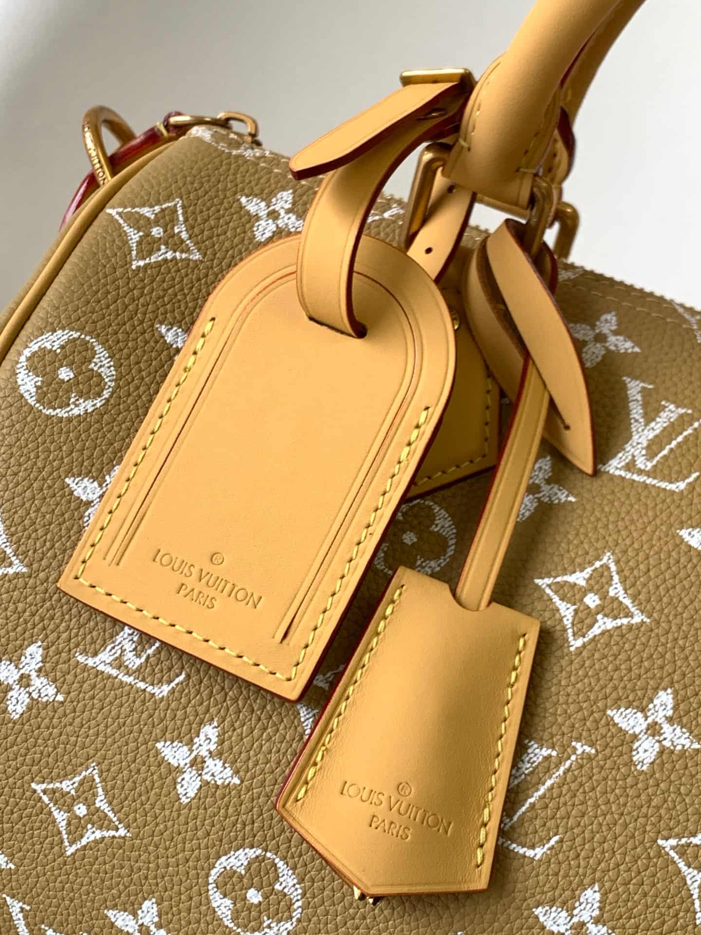 Louis Vuitton Speedy P9 Bandoulière 25 Gold Kinsugi Calf leather M26305 High