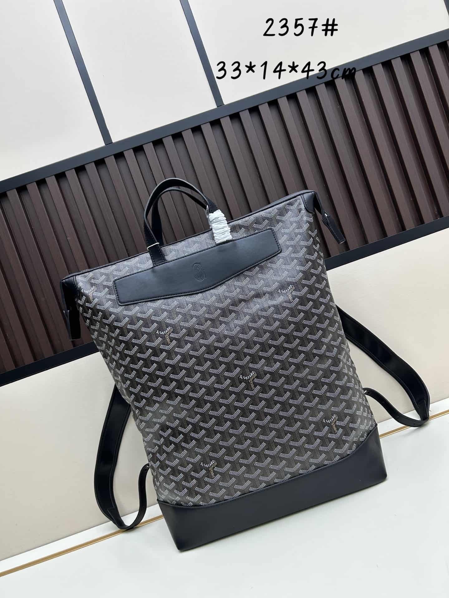 Goyard Cisalpin Backpack Goyardine Canvas & Chevroches Calfskin