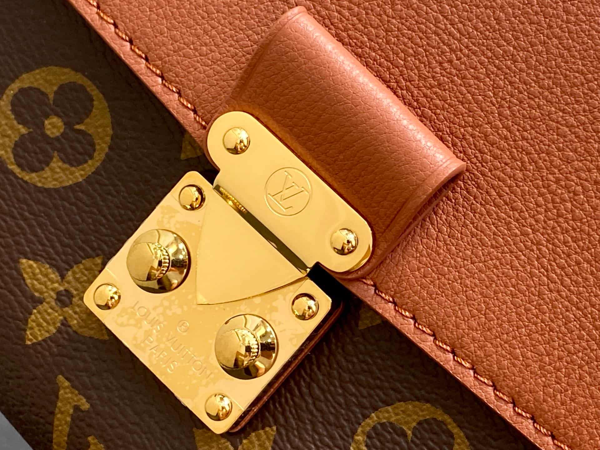 Louis Vuitton Madeleine BB Monogram Cognac Brown coated canvas M28288 High