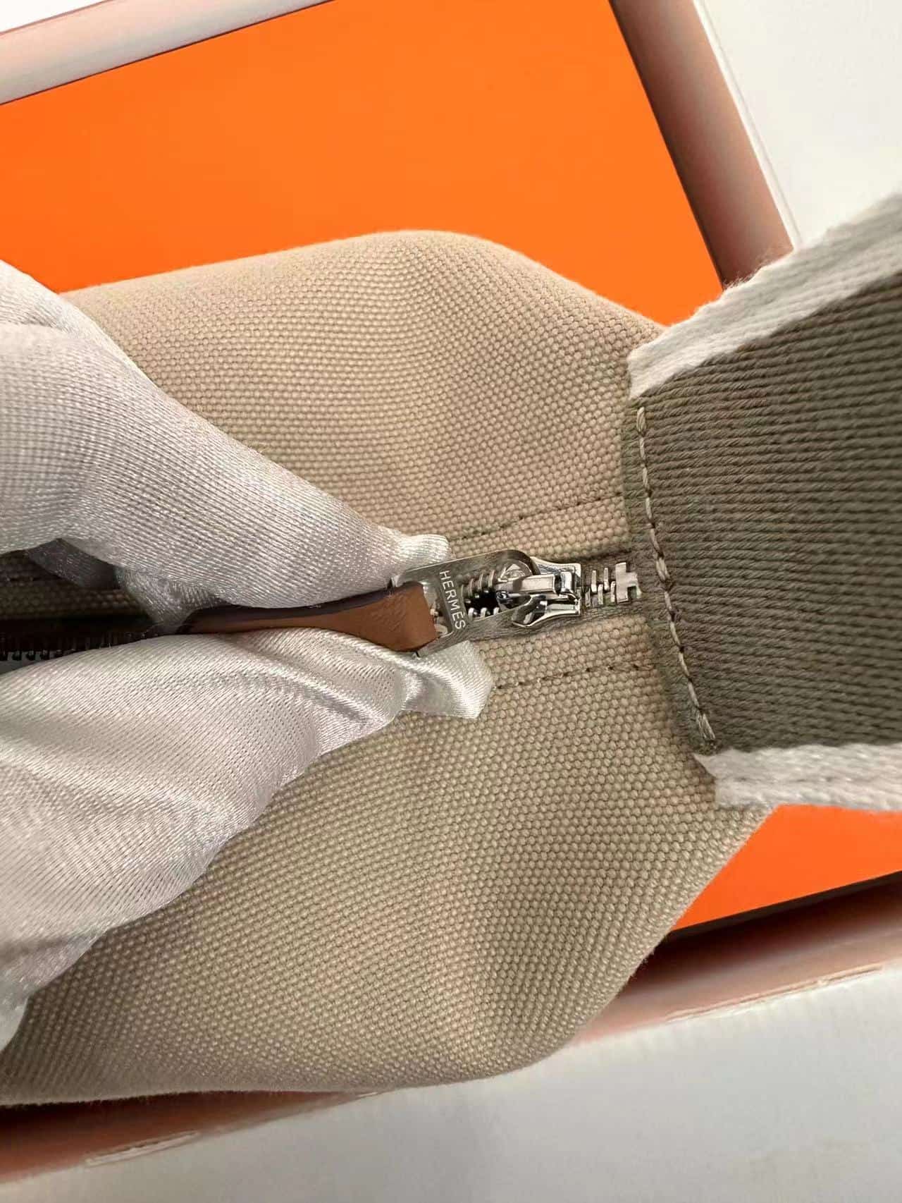 Hermes Bride-a-Brac Travel Case Small/Large Model Beige High