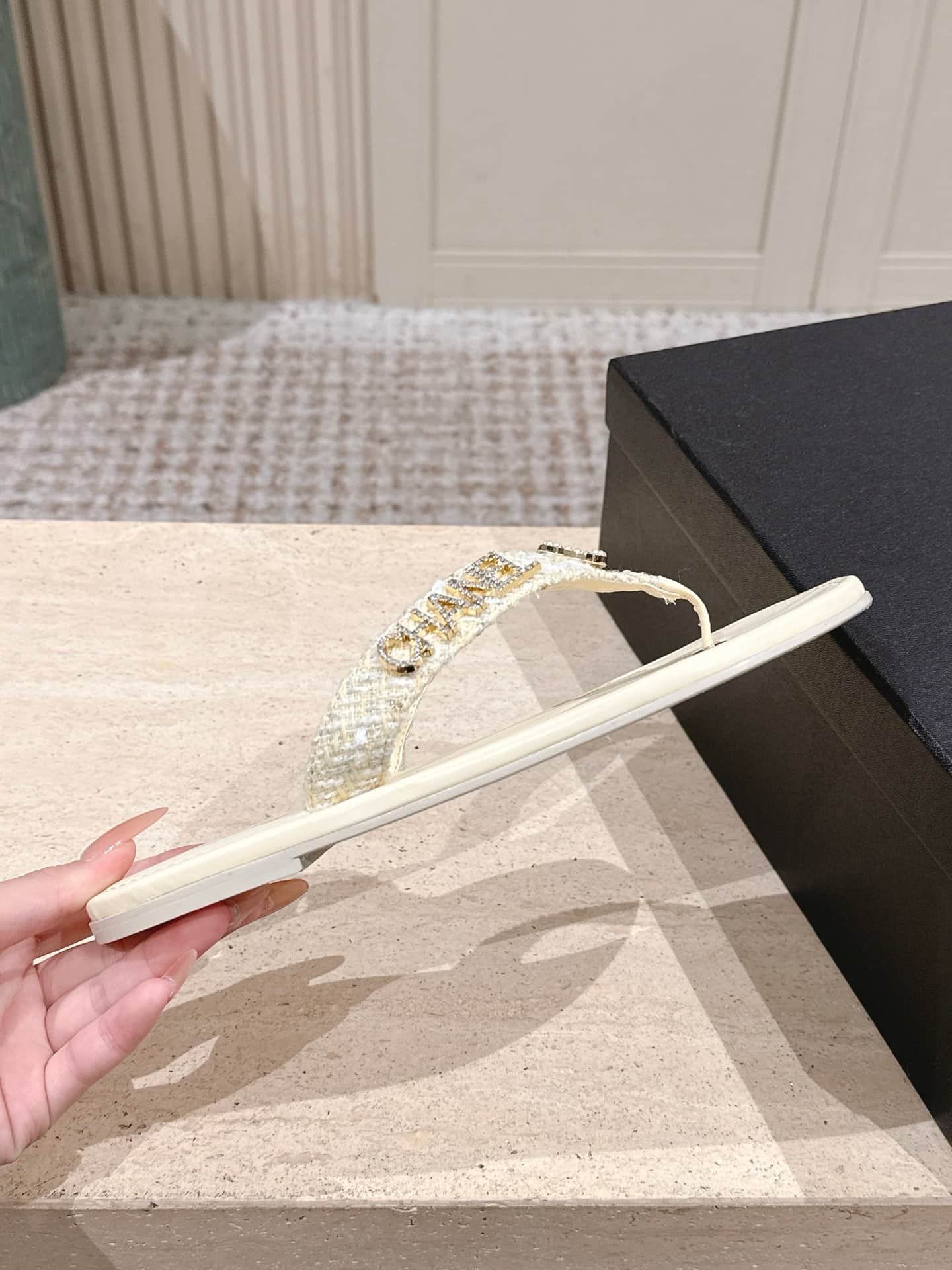 Chanel Thong Sandal Shoes Women