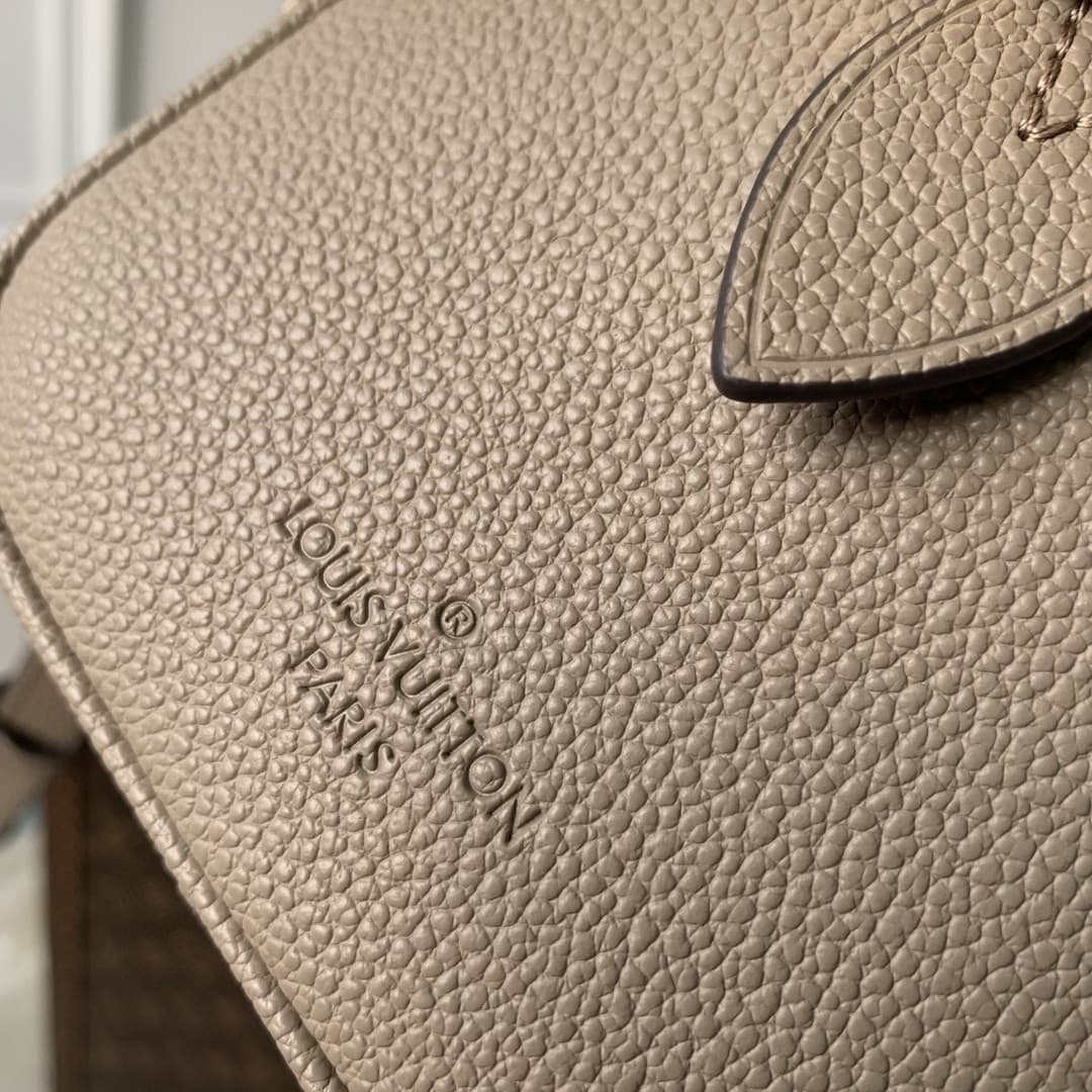 Louis Vuitton Speedy Bandoulière 20 Tourterelle Gray / Crème Beige M46575 High