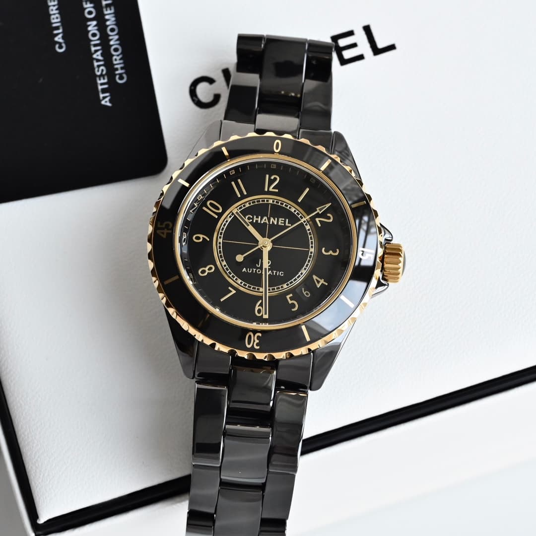 Chanel J12 Watch TOP Caliber 12.1- Black Ceramic