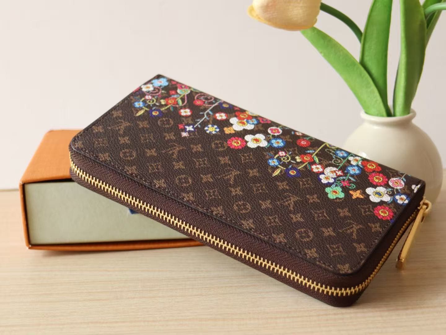 Louis Vuitton x Murakami Zippy Wallet Monogram coated canvas M14162 High