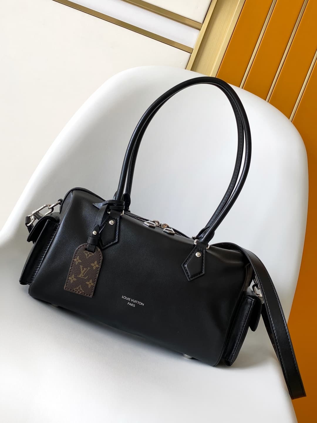Louis Vuitton Speedy Cargo Vibe Black Lamb leather M12934 High