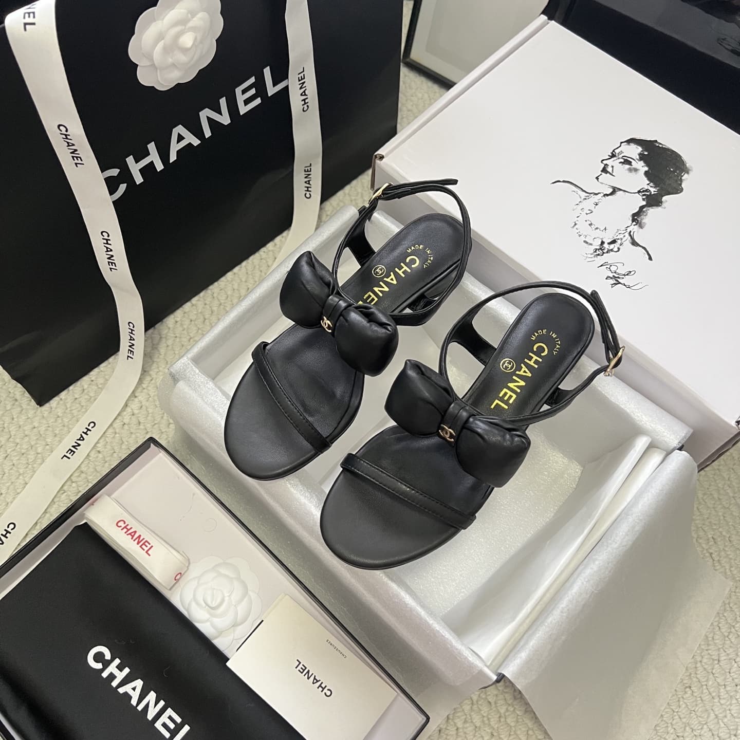 Chanel Sandal Shoes Low Women