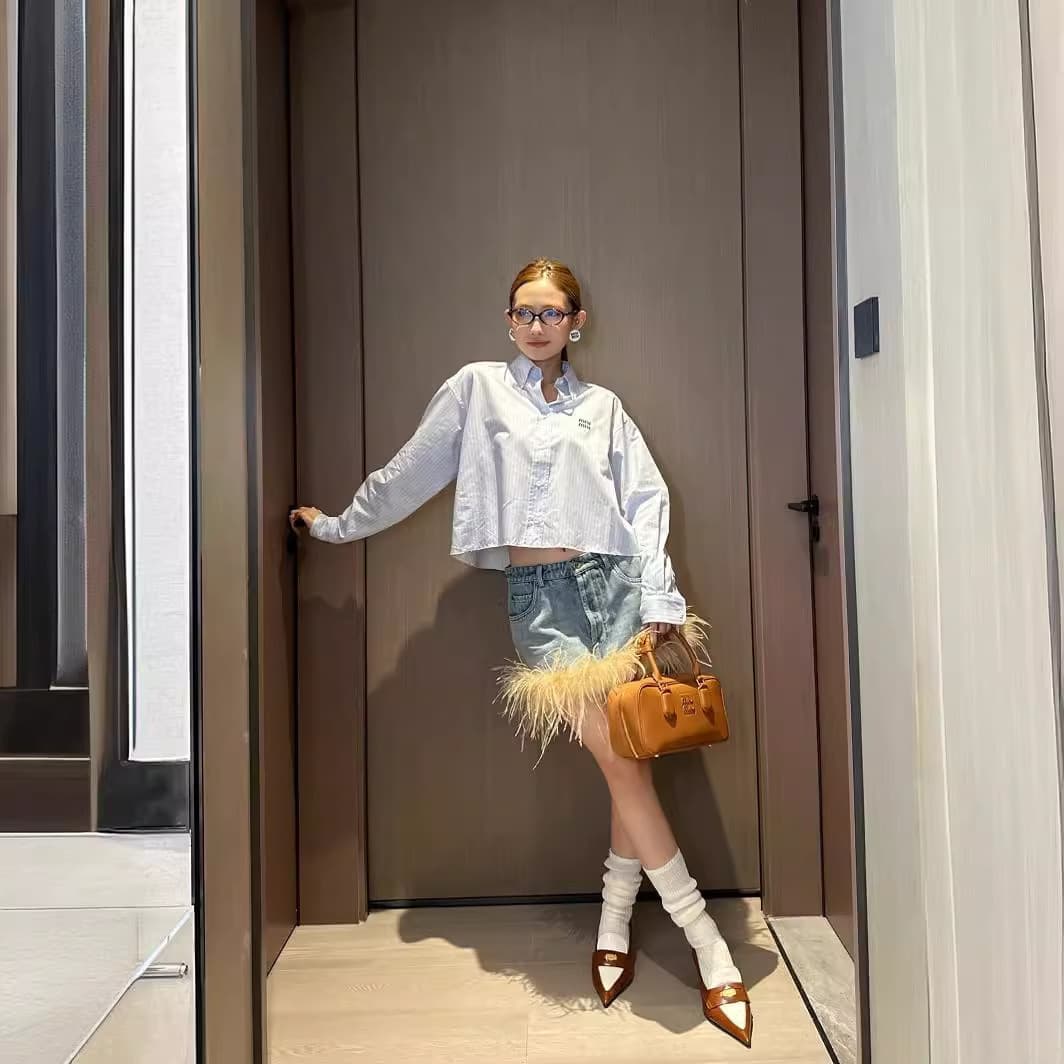 Miu Miu Striped Shirt