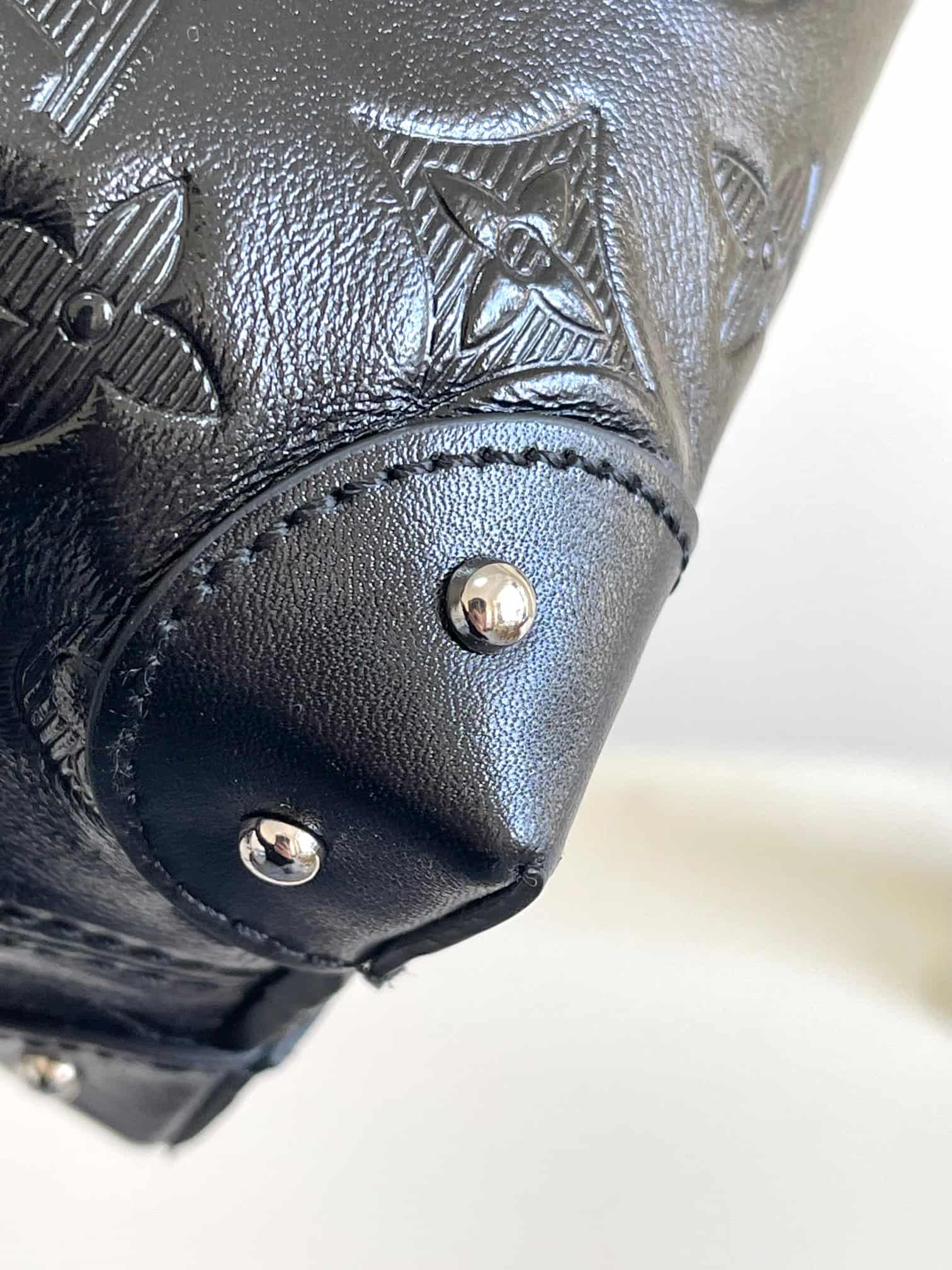 Louis Vuitton Noé Trunk PM Black Lambskin leather M13484 High