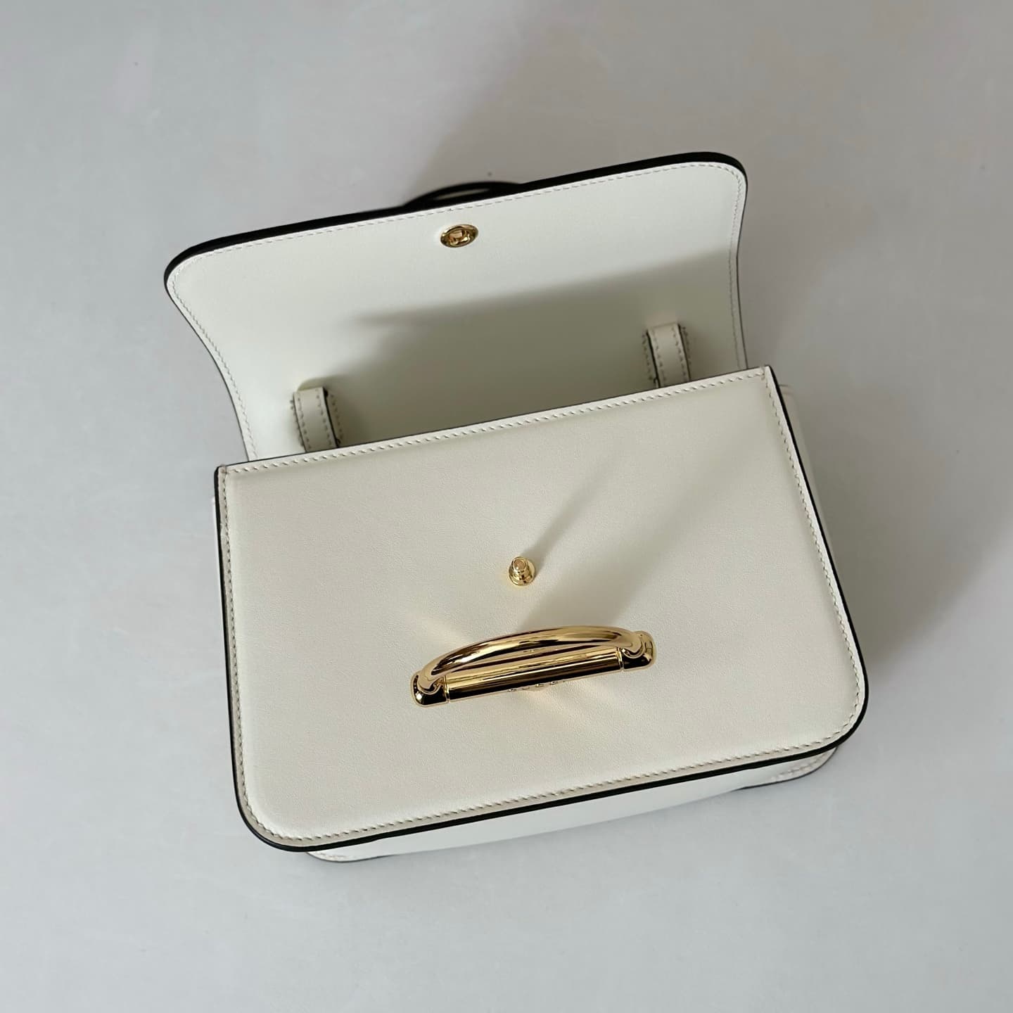 Gucci Siena small top handle bag 855536 White High