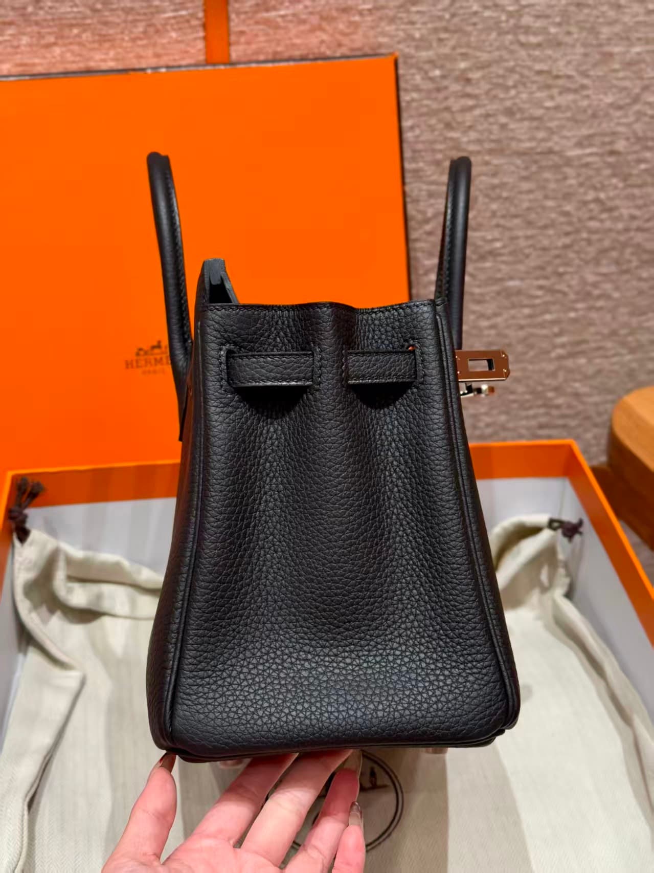 Hermes Birkin 25/30/35cm Bag Togo Leather With Veins Silver WAX High Customizing Style
