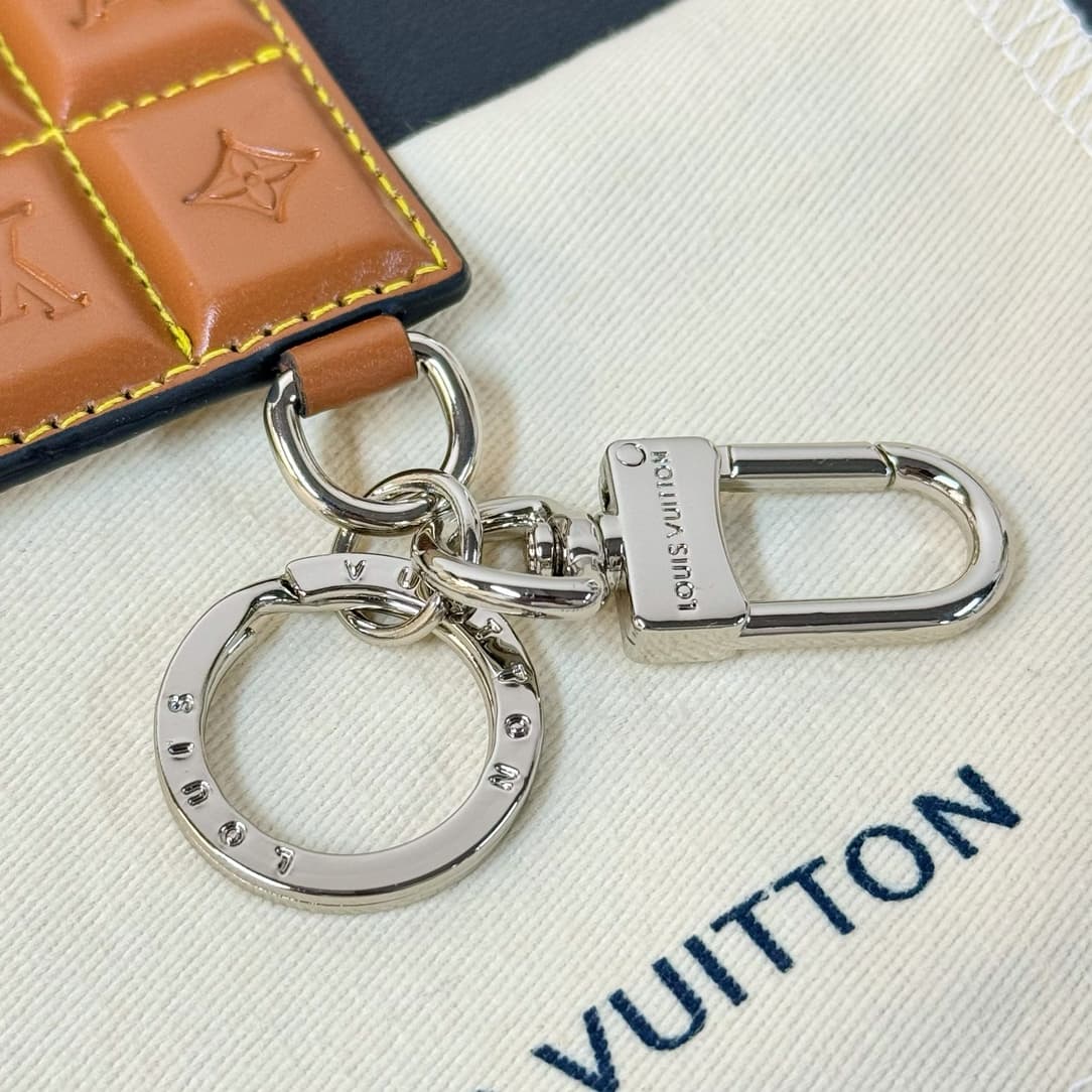 LV Chocolate Bar Figurine Key Holder And Bag Charm M01478