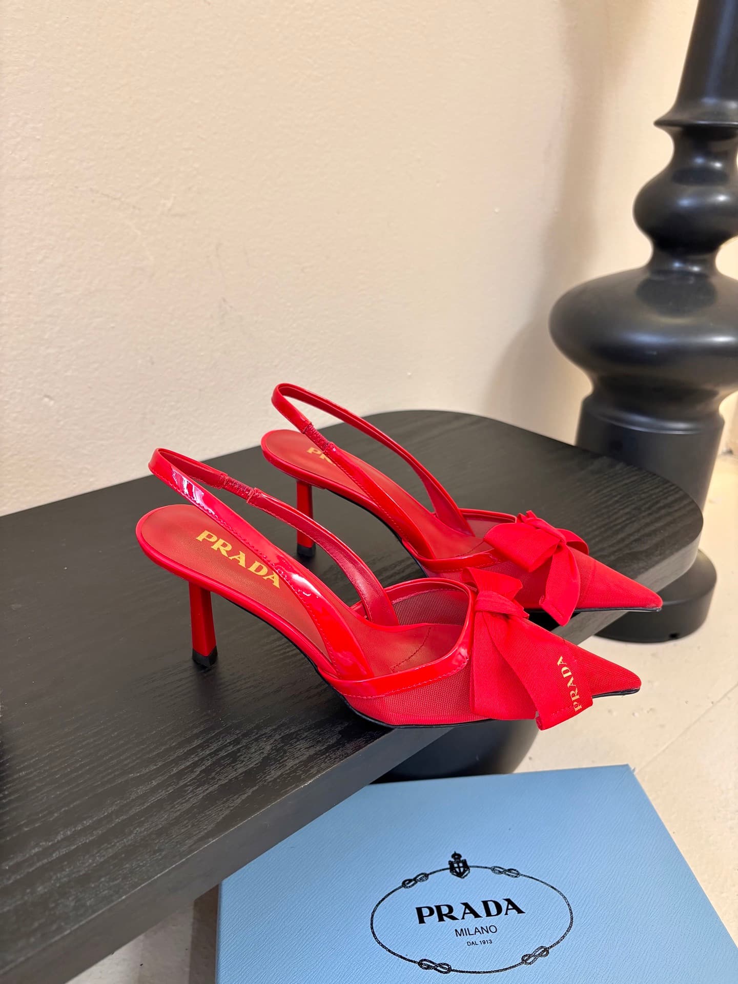 Prada Leather Slingback Pumps Women