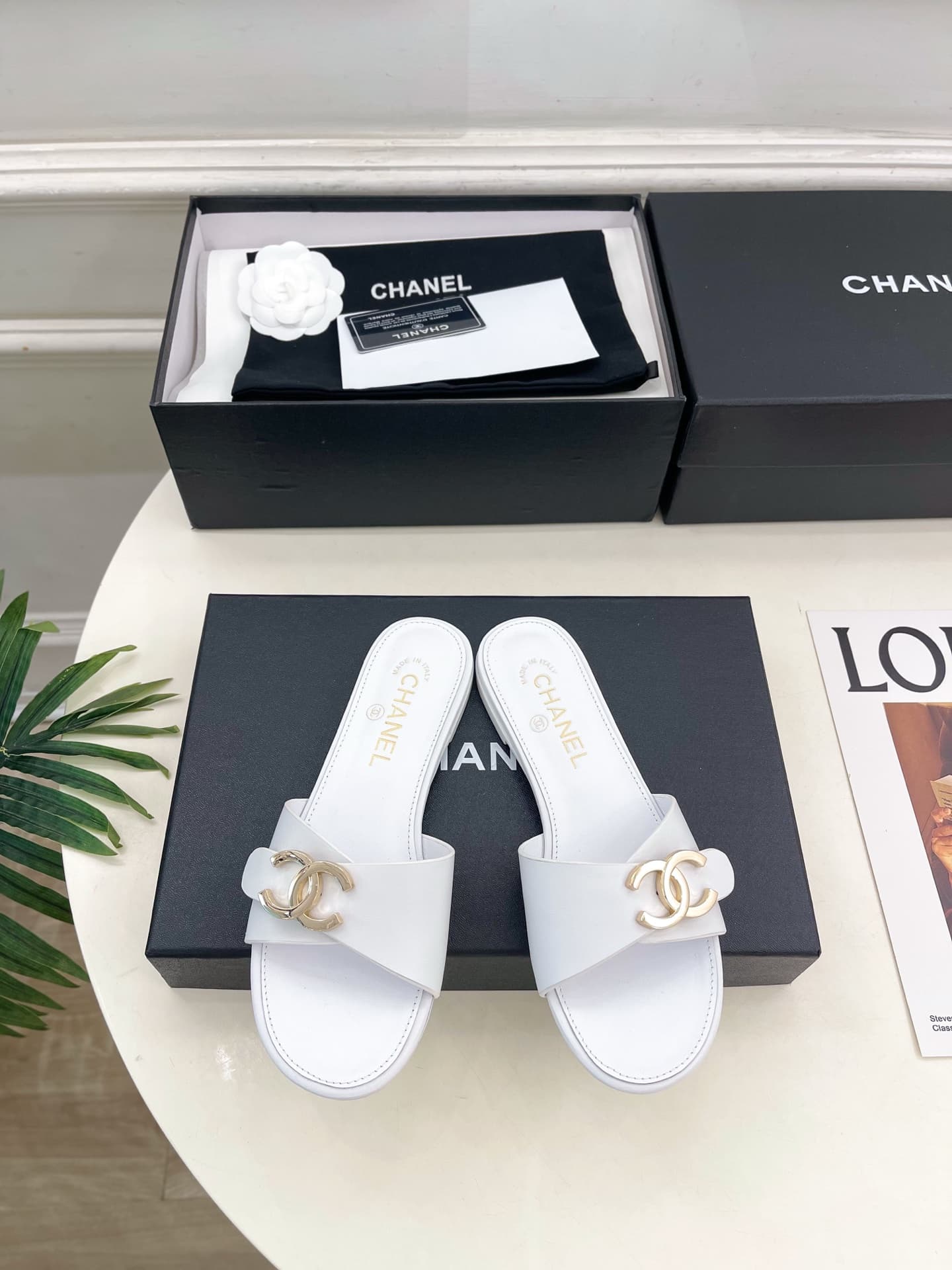Chanel Calfskin Mules Women