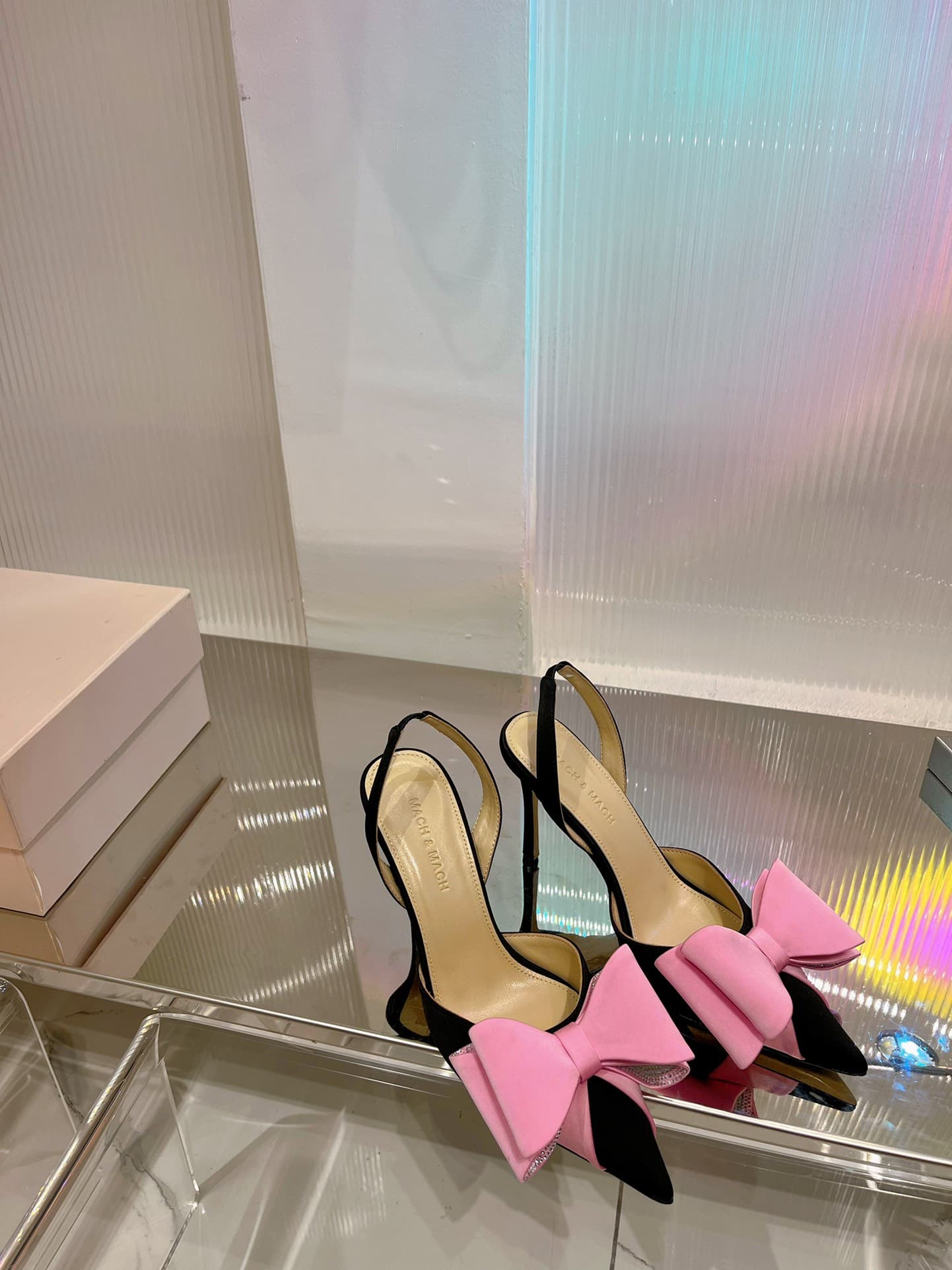 Mach Mach Le Cadeau Satin Slingbacks shoes Women