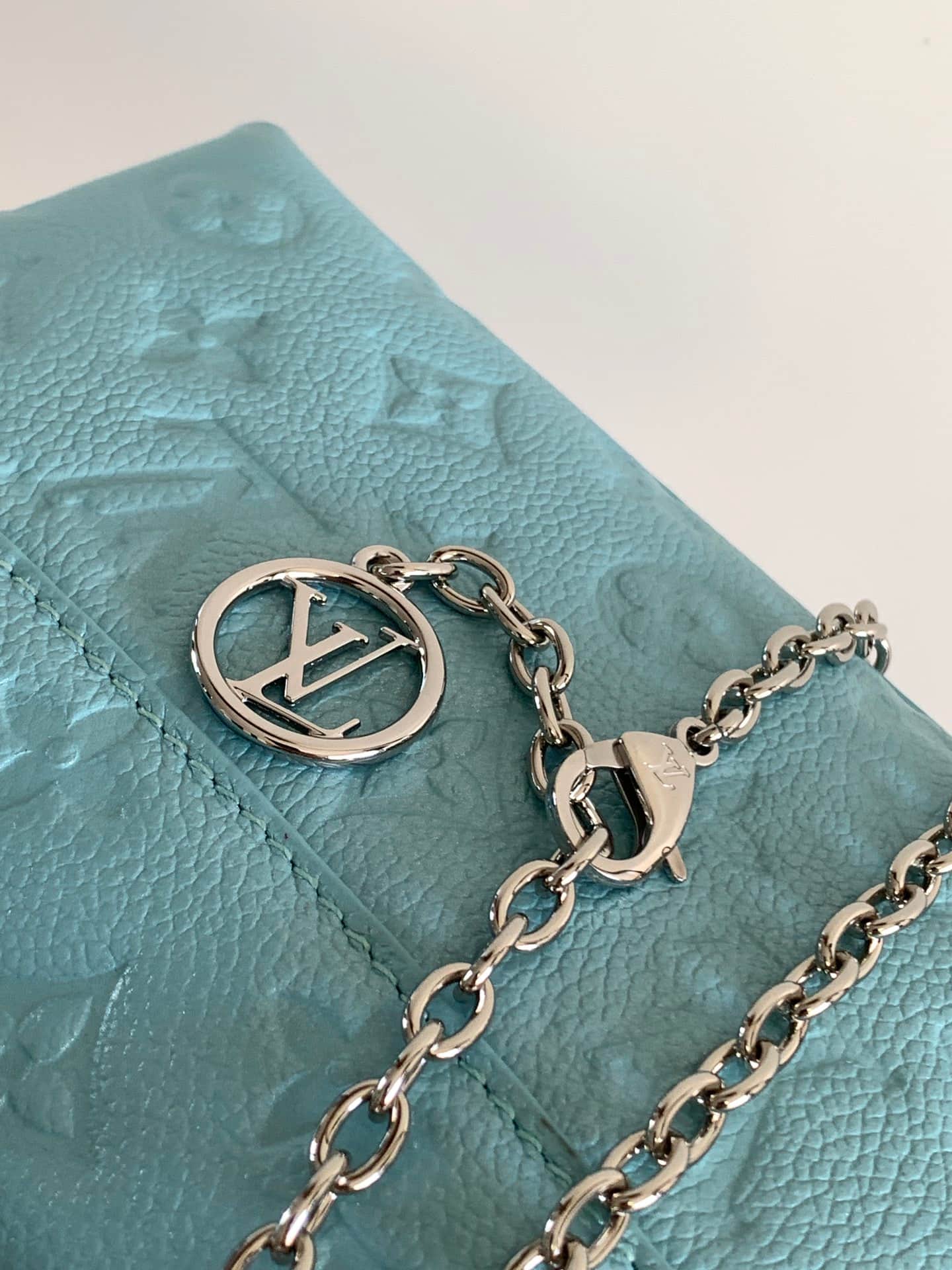 Louis Vuitton Nano Madeleine Azur Frost Supple grained cowhide leather M12211 High