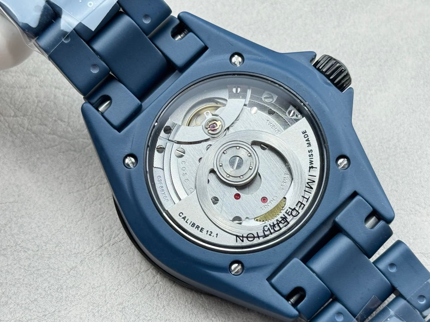 Chanel J12 Matte Blue Ceramic Watch TOP