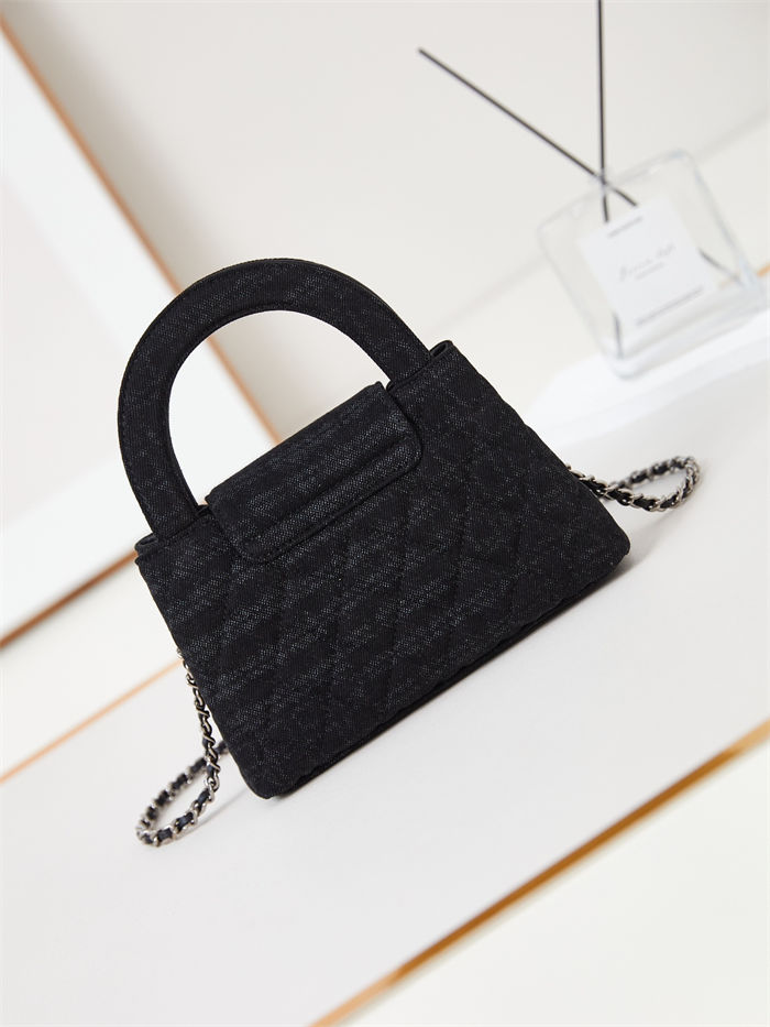 Chanel MINI SHOPPING BAG AS4416 Printed Denim A